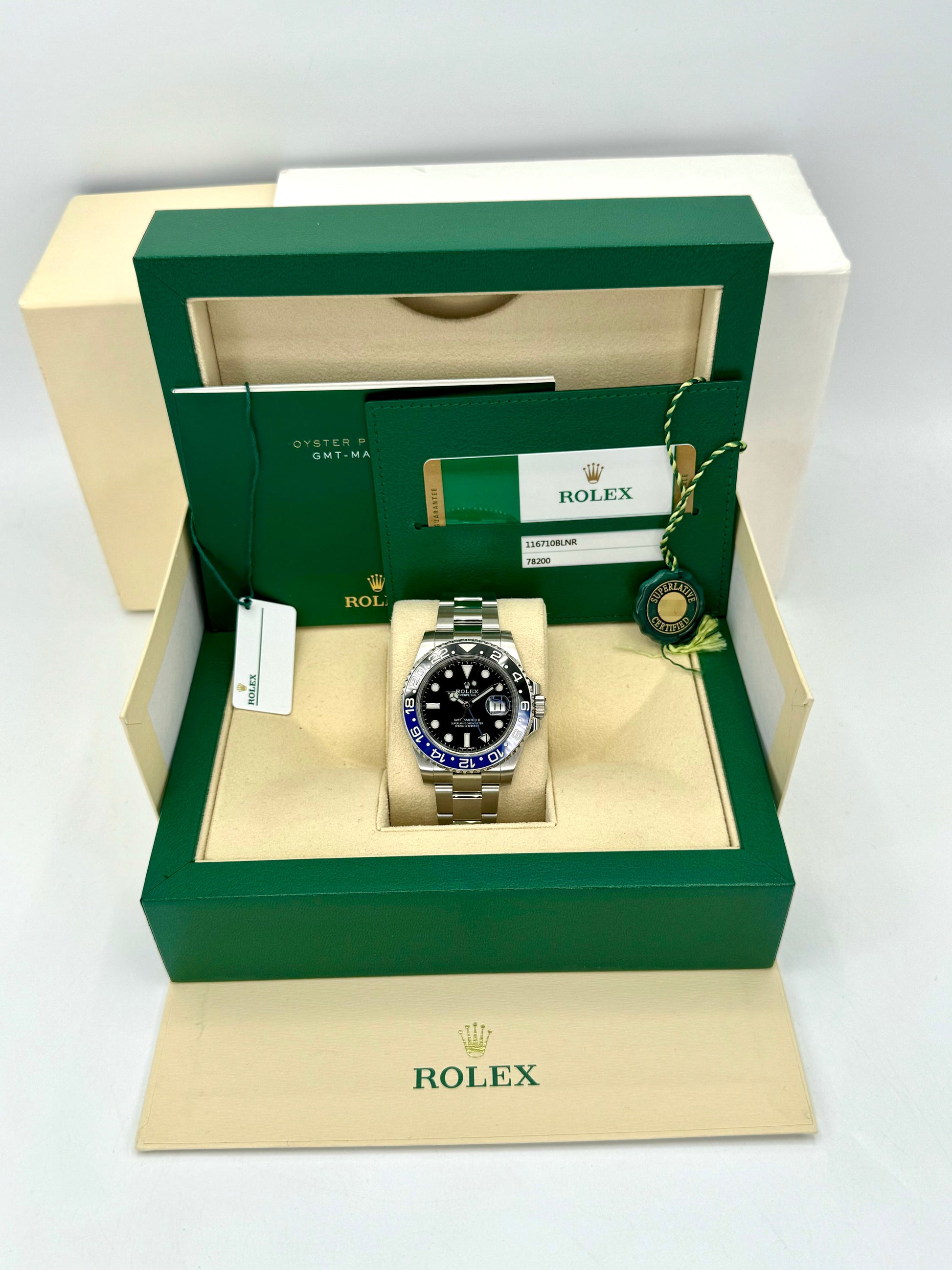 2017 Rolex GMT-Master II "Batman" 40mm 116710BLNR Oyster Black Dial - MyWatchLLC