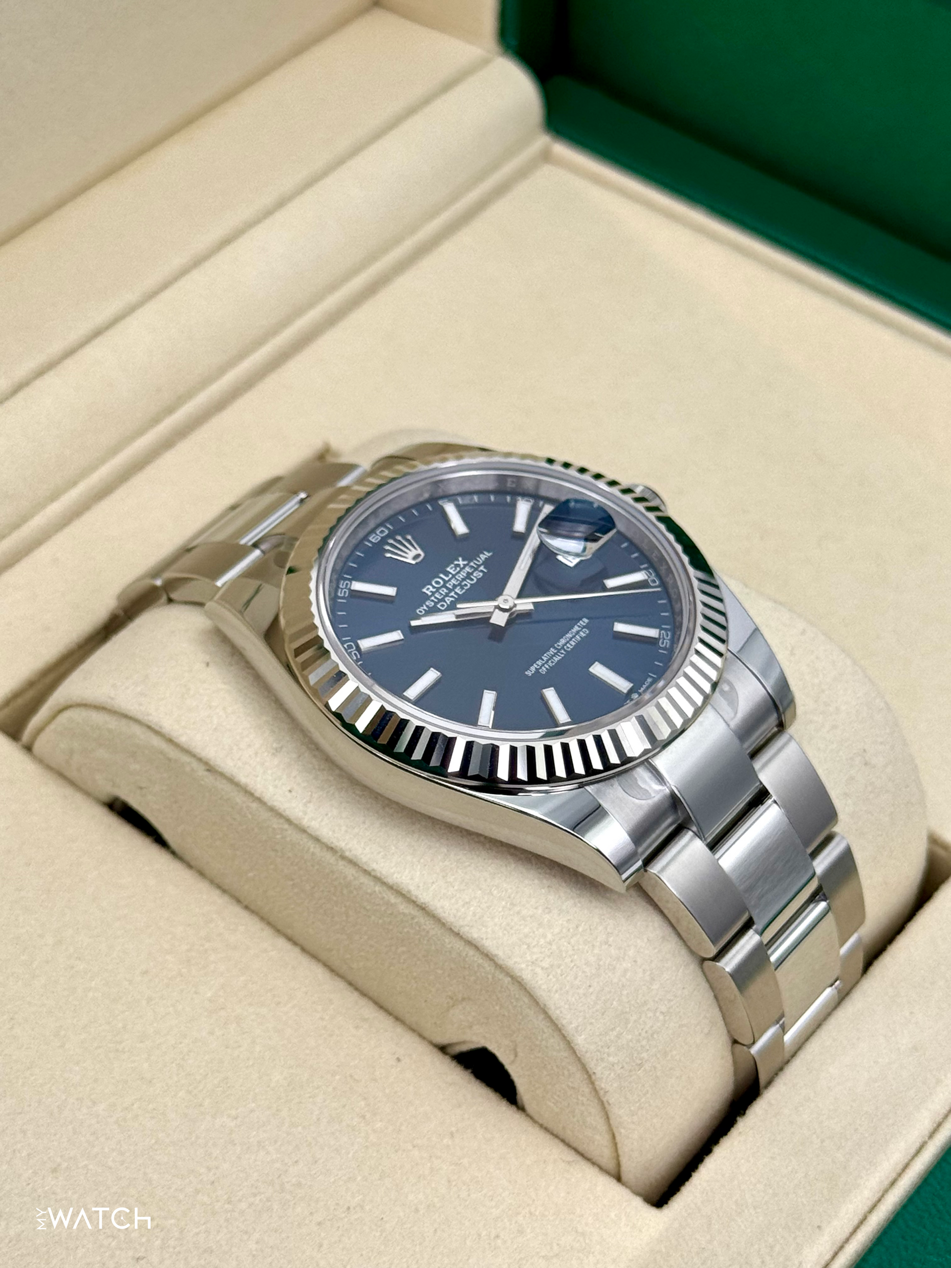NEW 2025 Rolex Datejust 41mm 126334 Blue Dial Oyster - MyWatchLLC