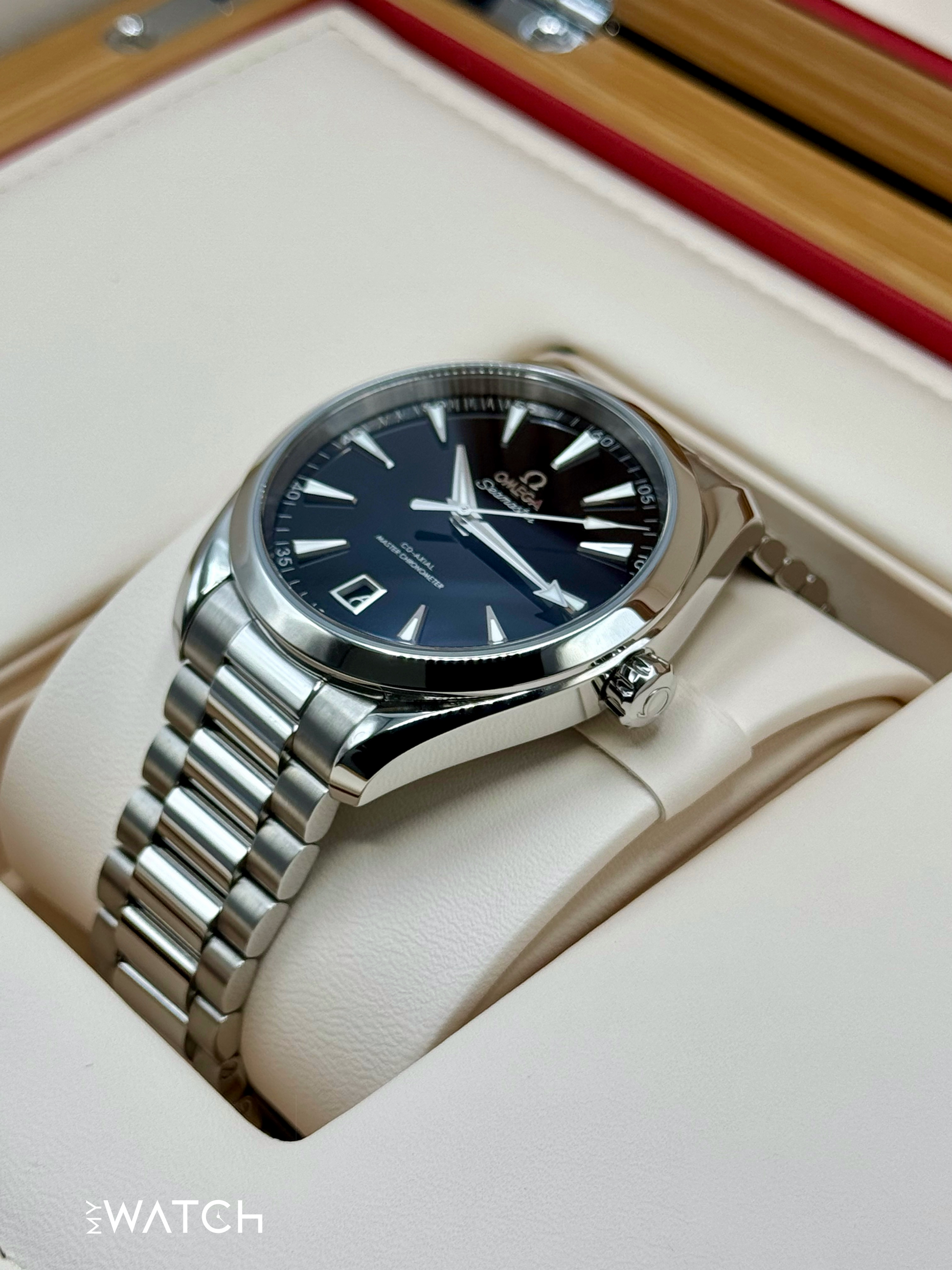 2025 Omega Seamaster Aqua Terra 41mm 220.10.41.21.01.002 Black Dial - MyWatchLLC