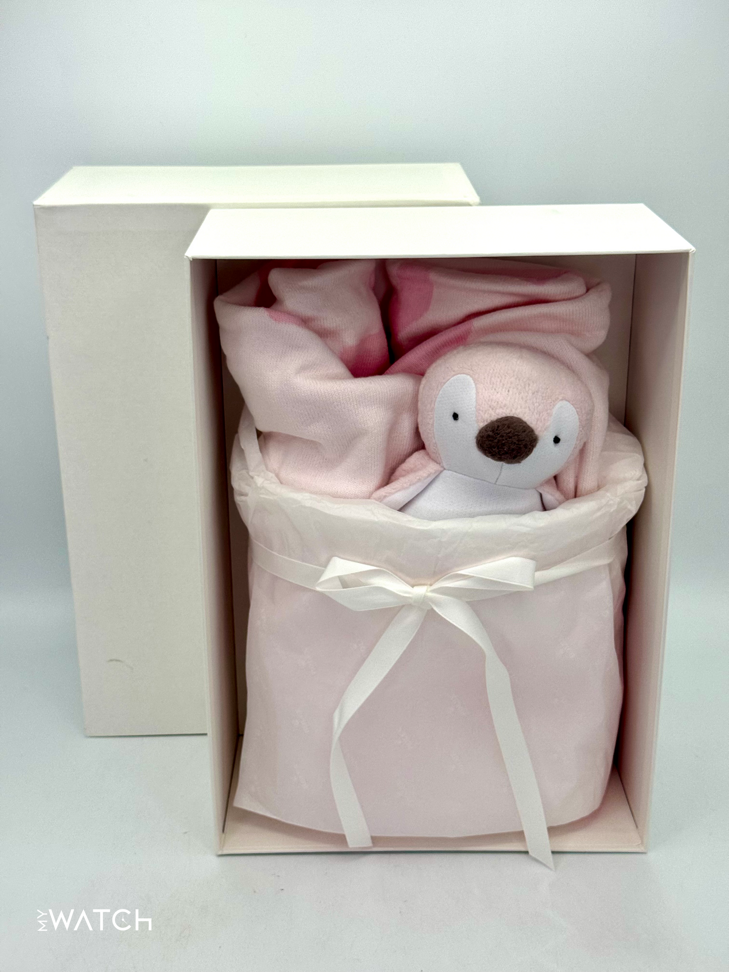 NEW Rolex Plush Penguin Toy and Blanket Set - Pink - MyWatchLLC