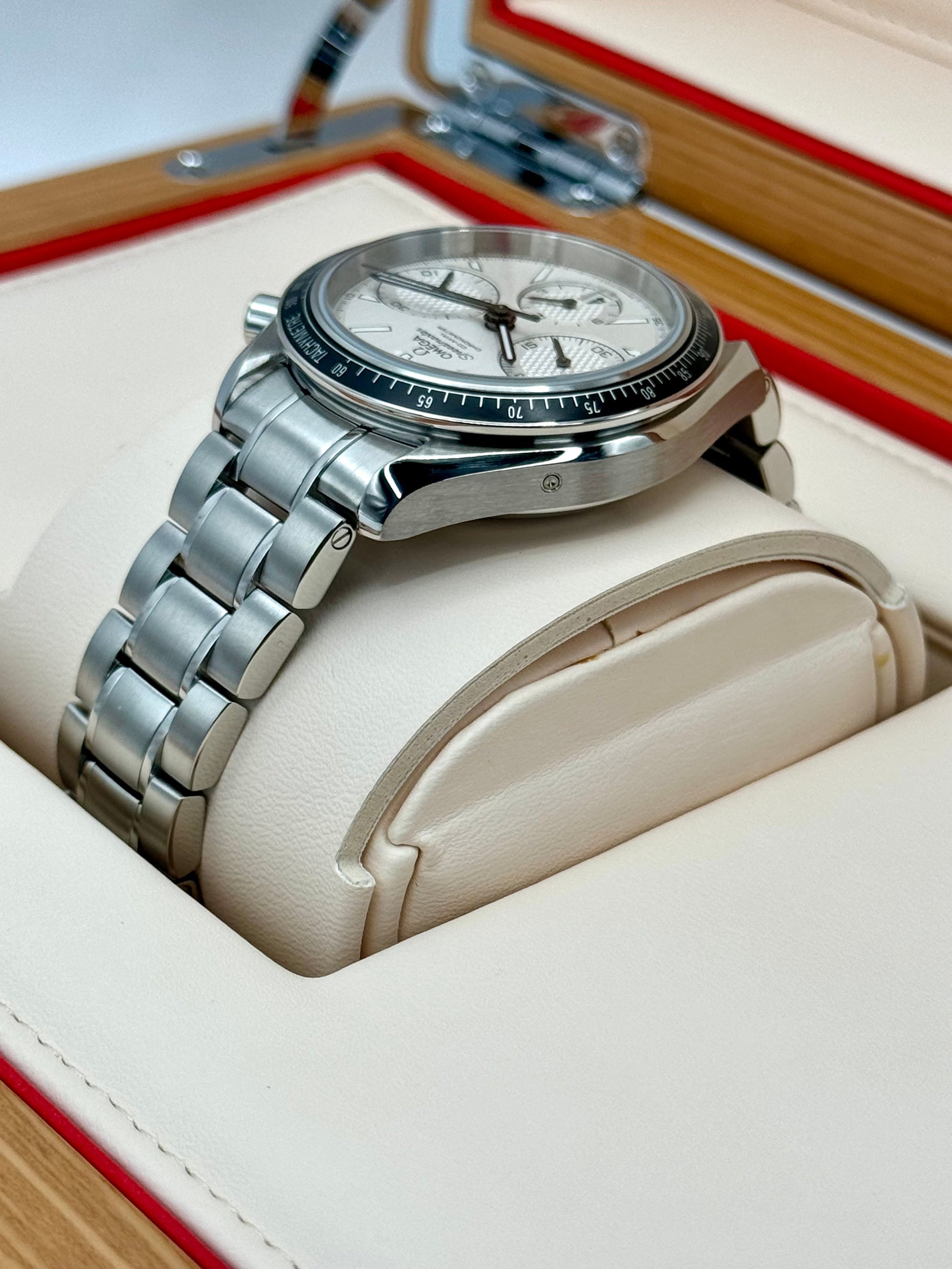 2020 Omega Speeedmaster Racing 40mm 326.30.40.5002.001 White Dial - MyWatchLLC