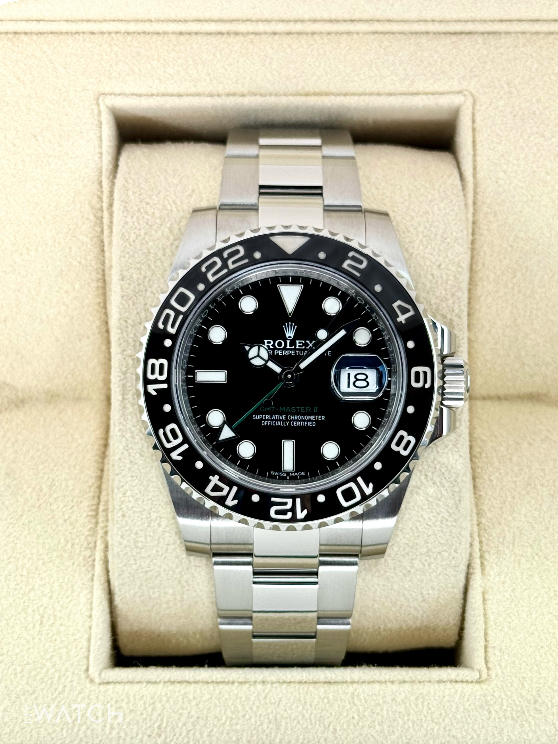 2020 Rolex GMT-Master II 40mm 116710LN Black Dial - MyWatchLLC