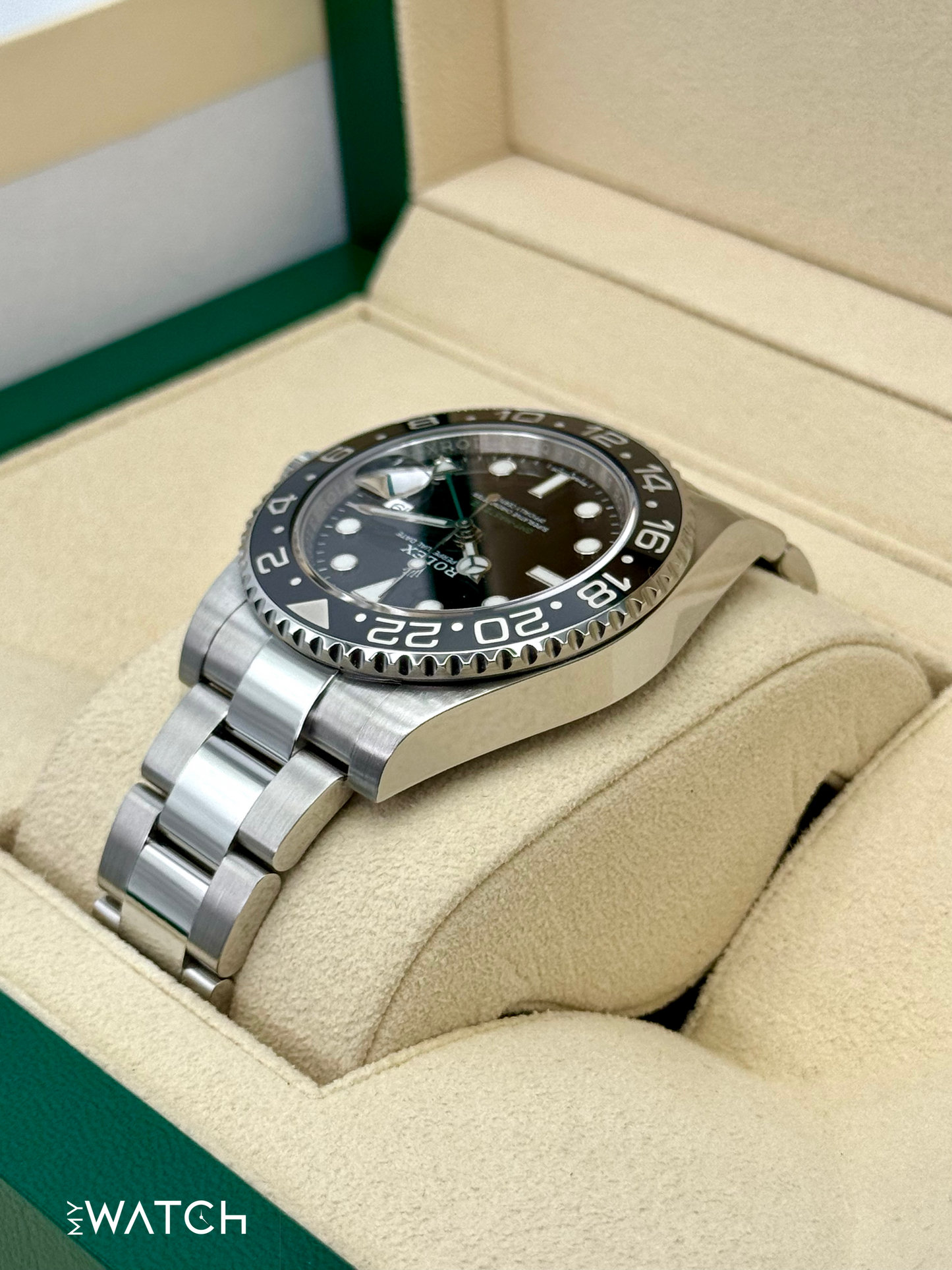 2017 Rolex GMT-Master II 40mm 116710LN Stainless Steel Black Dial - MyWatchLLC