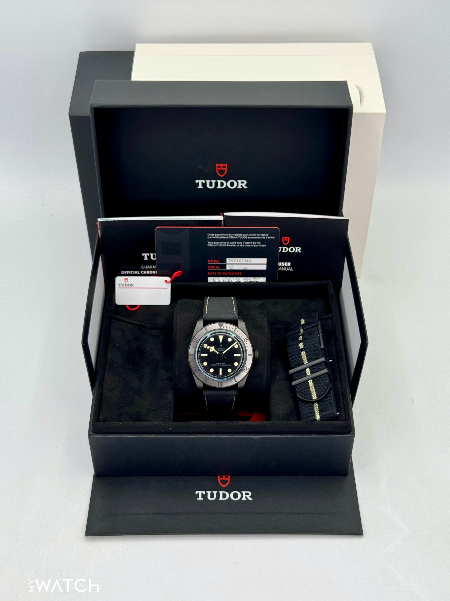 2023 Tudor Black Bay Ceramic 41mm 79210CNU  Black Domed Dial - MyWatchLLC