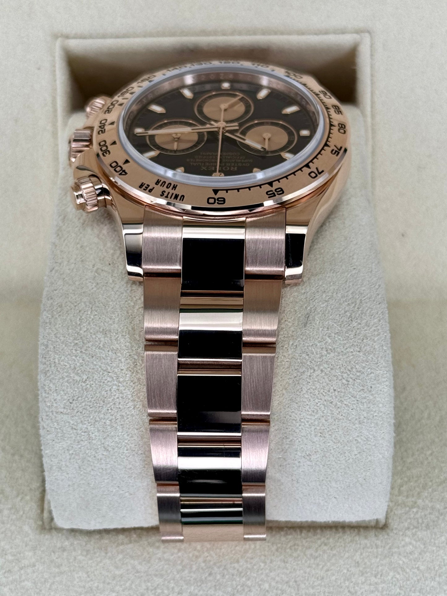2020 Rolex Daytona Rose Gold 116505 Black and Sundust Dial - MyWatchLLC