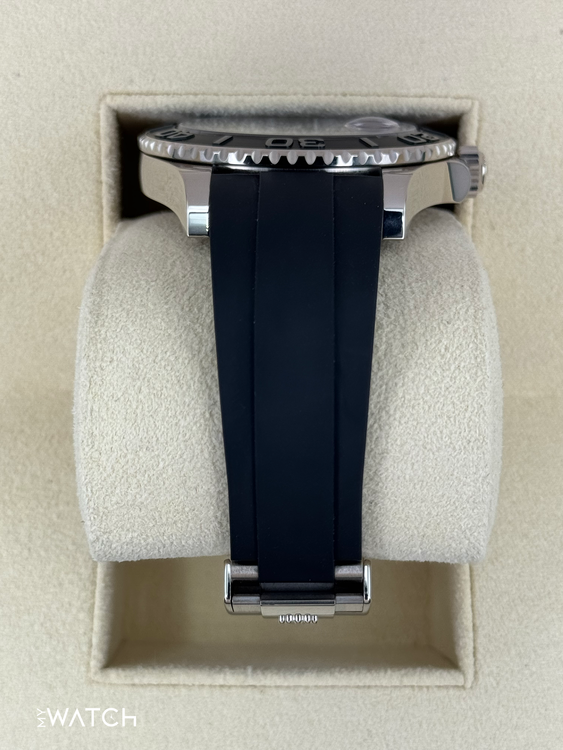 2024 Rolex Yacht-Master 42mm 226659 White Gold Oysterflex Black Dial - MyWatchLLC