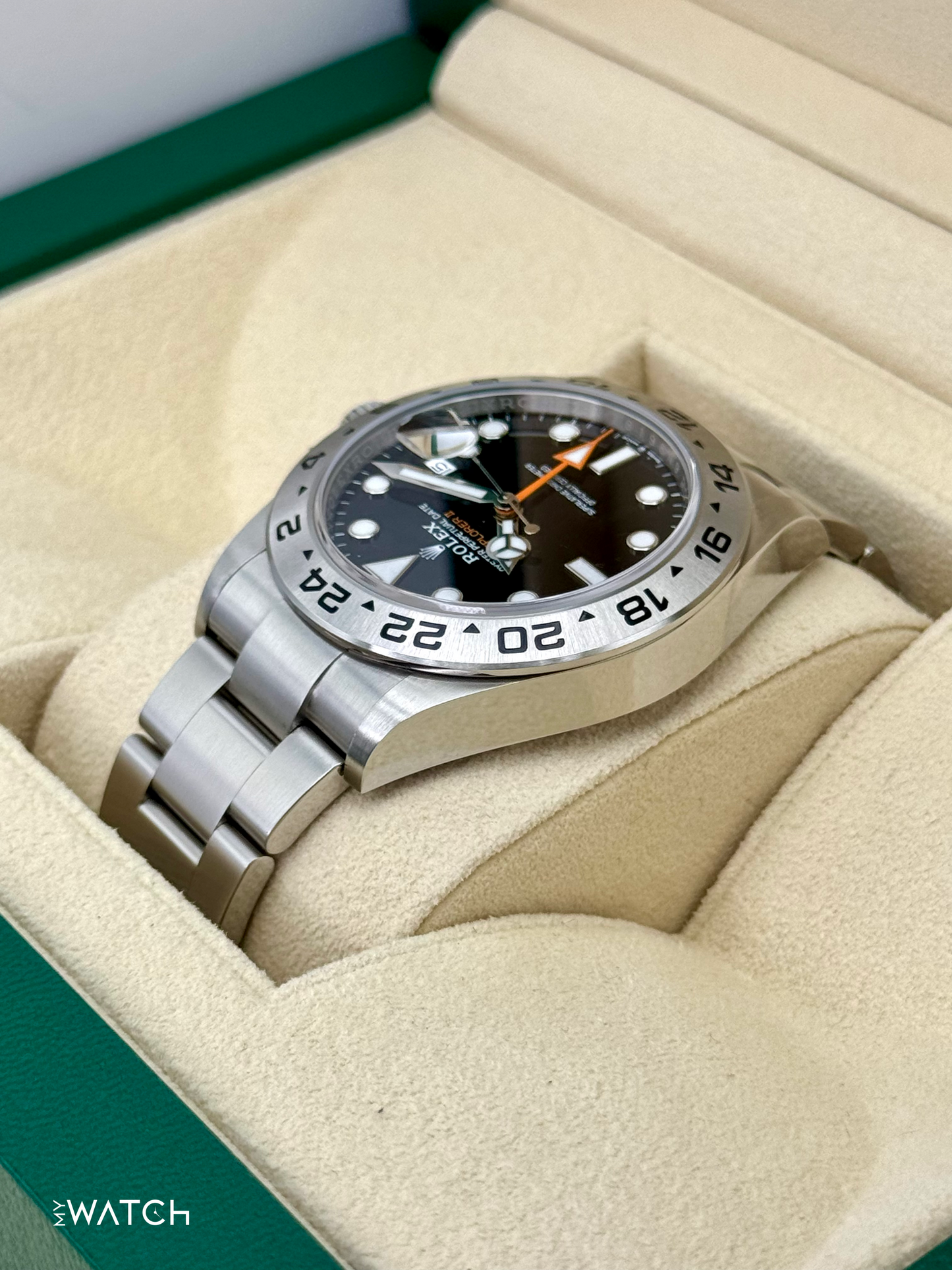 2024 Rolex Explorer II 42mm 226570 Black Dial - MyWatchLLC