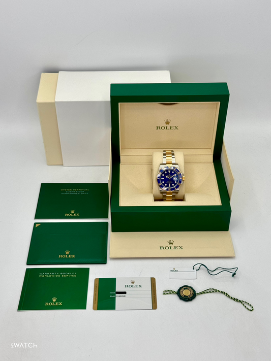 2017 Rolex Submariner "Bluesy" 40mm 116613LB Two-Tone Blue Dial - MyWatchLLC