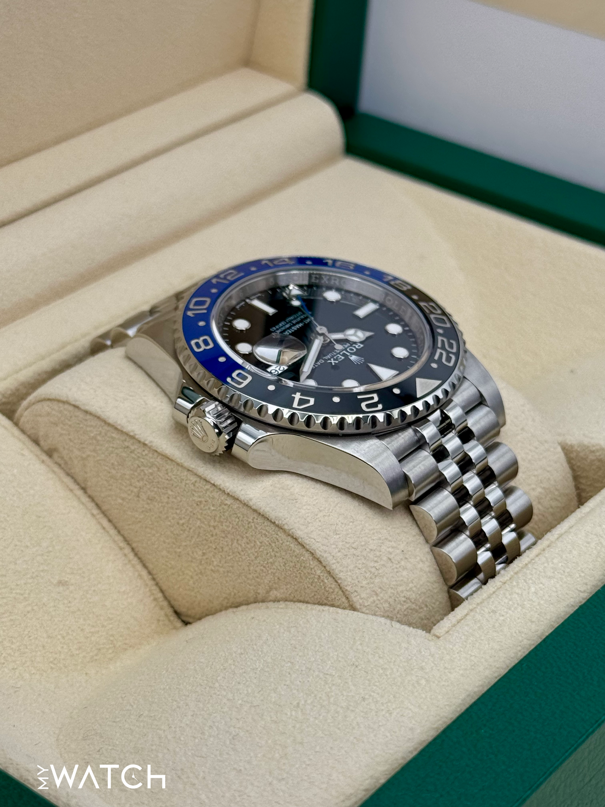 2023 Rolex GMT-Master II "Batgirl" 40mm 126710BLNR Jubilee - MyWatchLLC