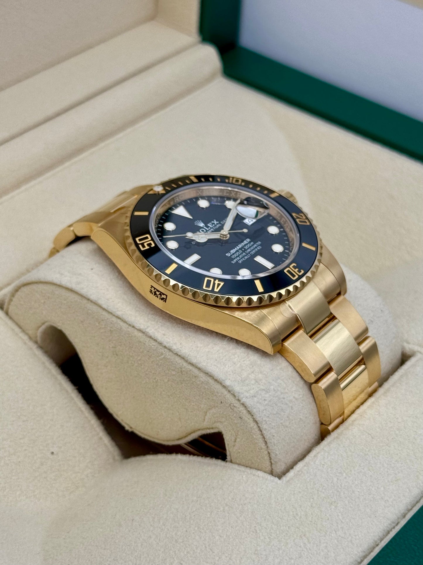 2021 Rolex Submariner 41mm 126618LN Yellow Gold Black Dial - MyWatchLLC