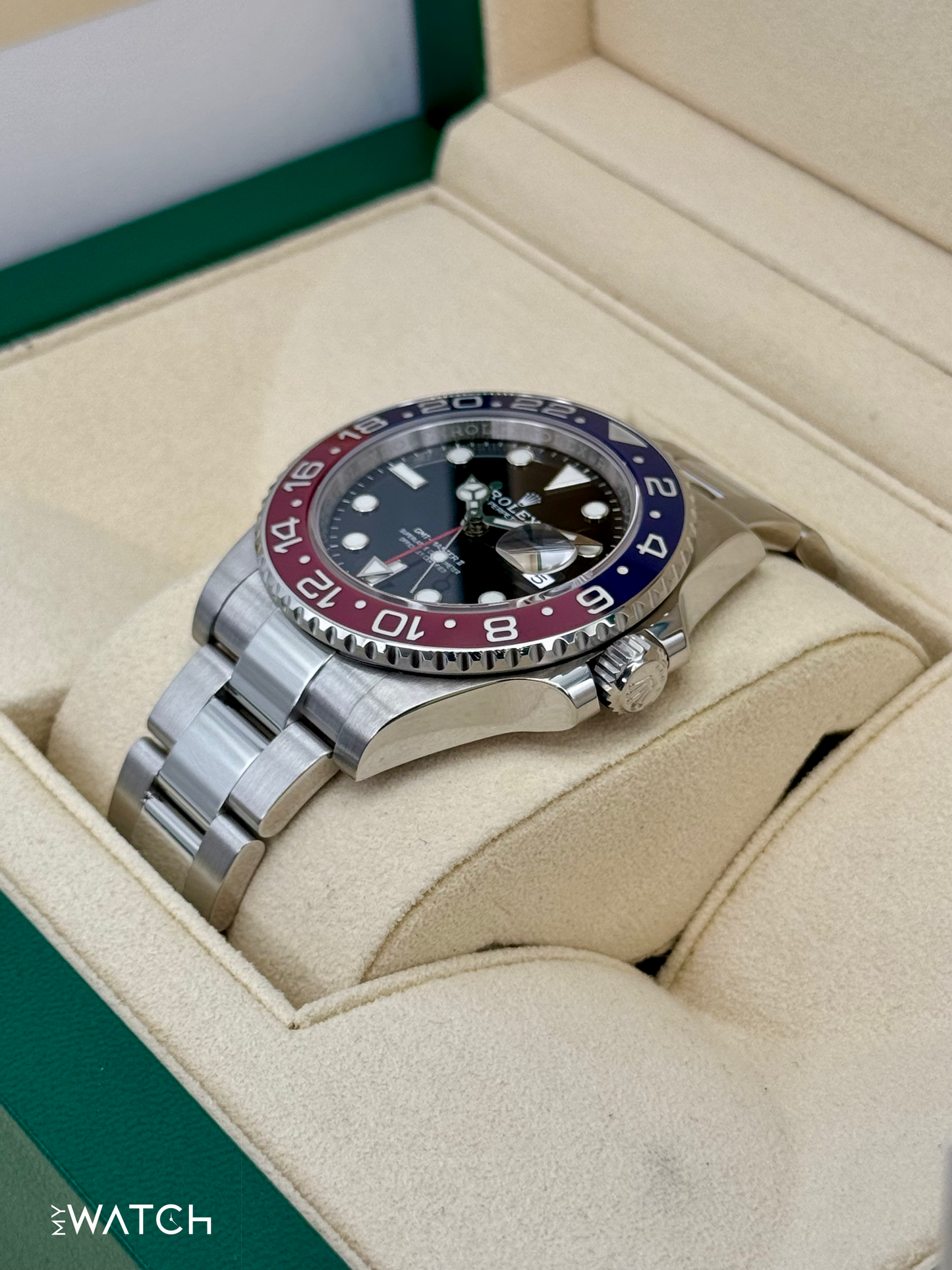 2022 Rolex GMT-Master II "Pepsi" 40mm 126710BLRO Oyster - MyWatchLLC