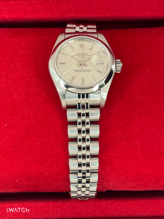 2002 Rolex Lady Datejust 26mm 79160 Stainless Steel Jubilee Silver Dial - MyWatchLLC