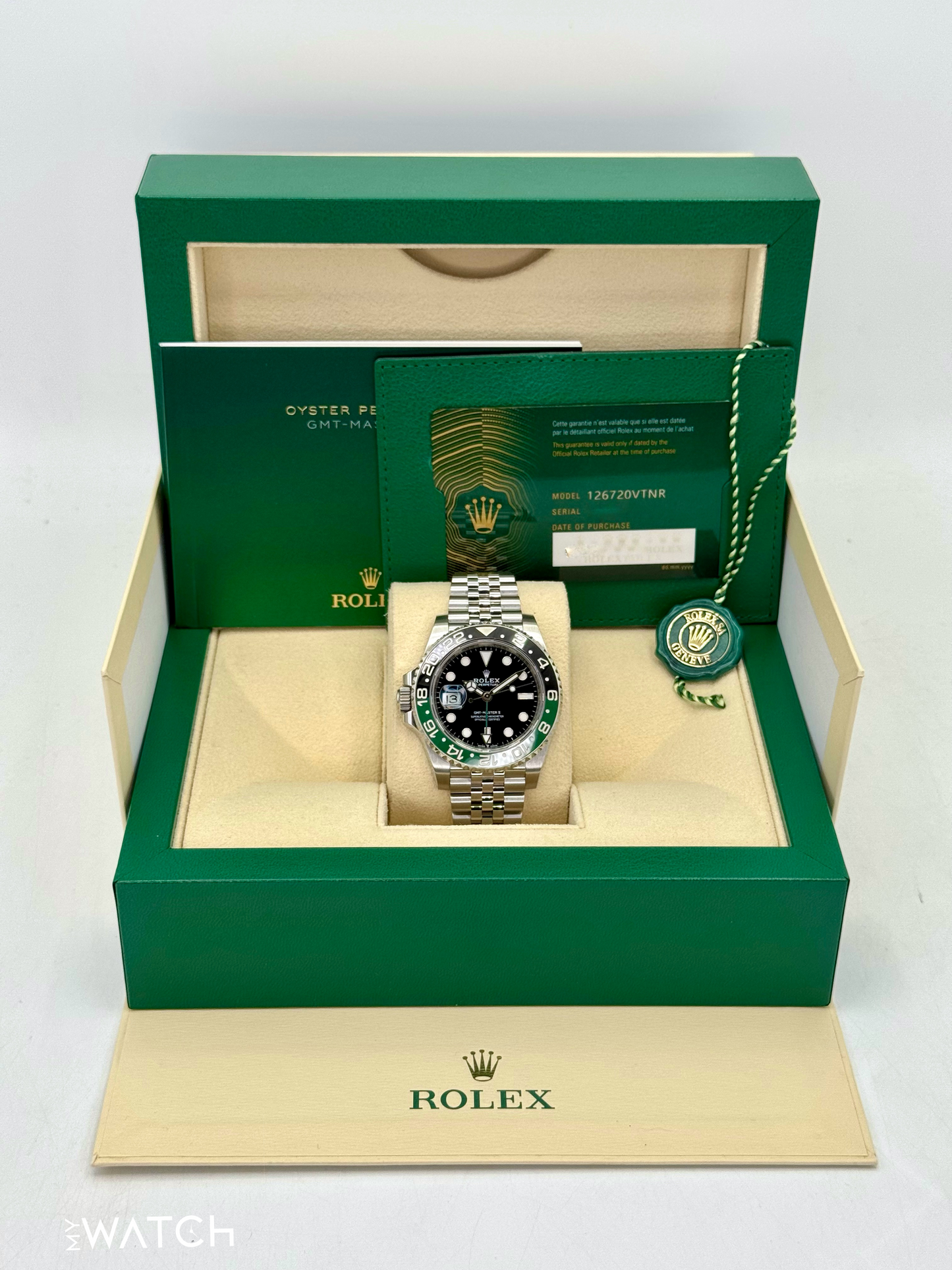 2024 Rolex GMT-Master II "Sprite" 40mm 126720VTNR Jubilee - MyWatchLLC