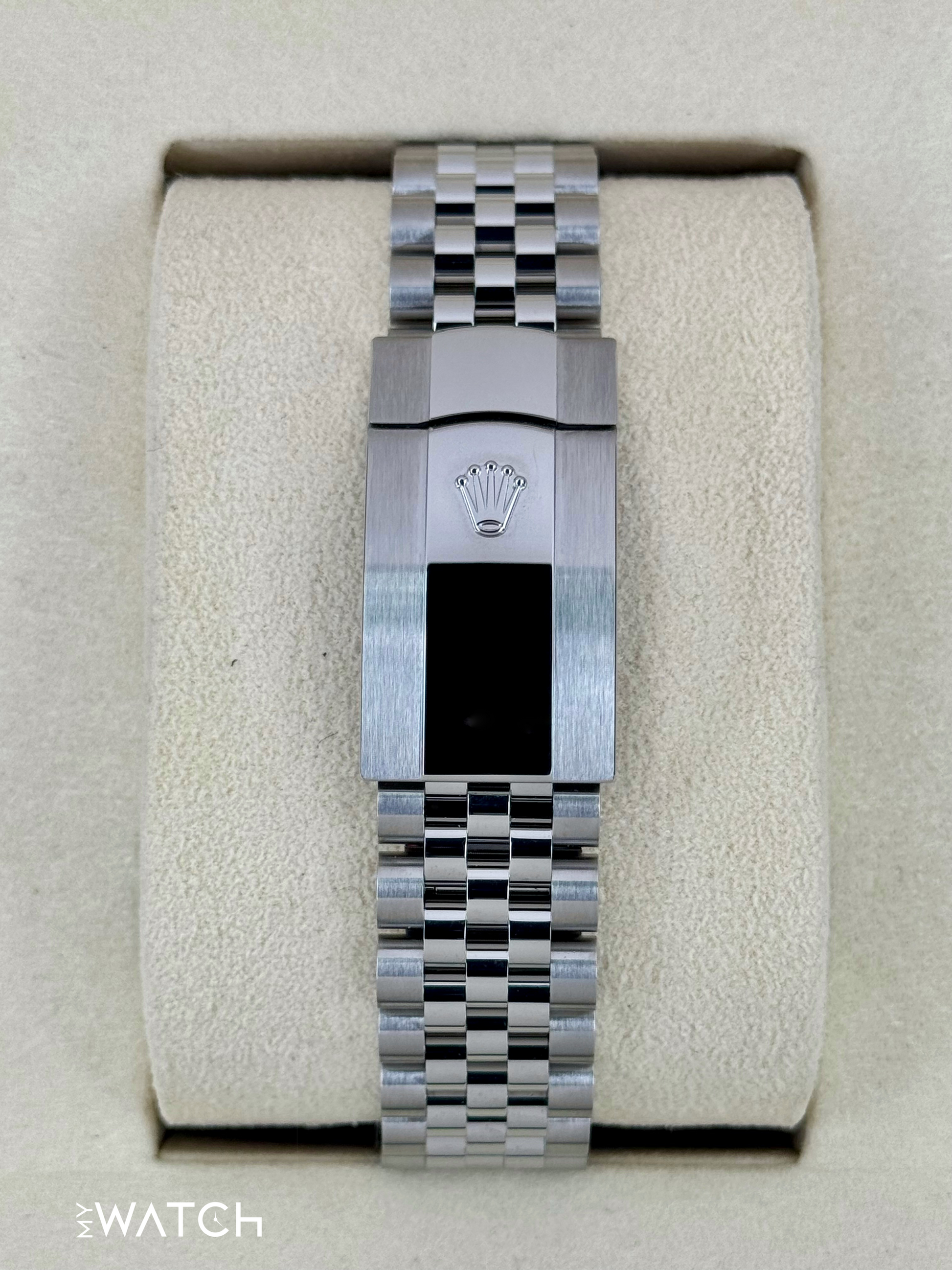 NEW 2025 Rolex Datejust 41mm 126334 Jubilee Blue Roman Numeral Dial - MyWatchLLC