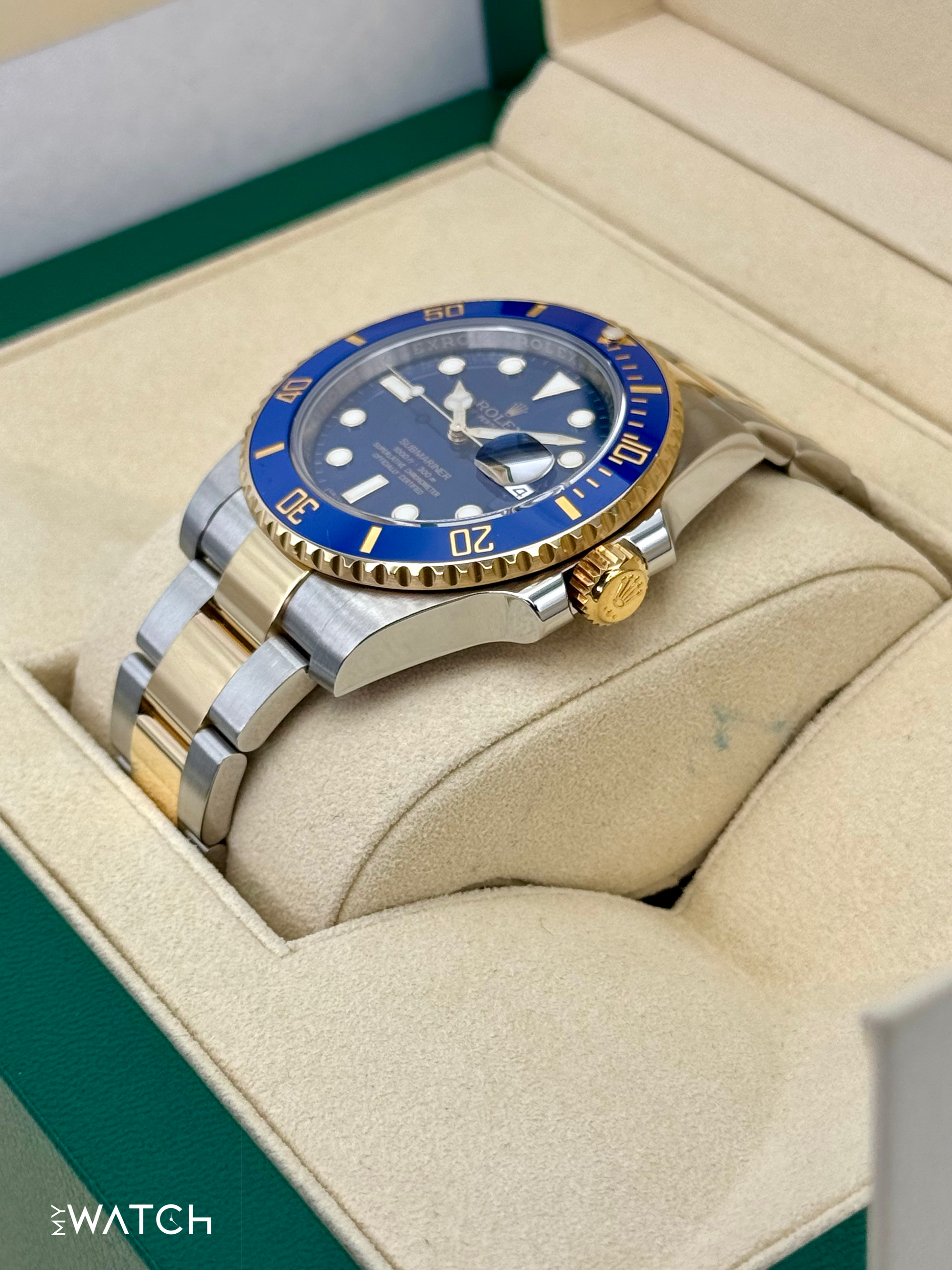 2017 Rolex Submariner "Bluesy" 40mm 116613LB Two-Tone Blue Dial - MyWatchLLC