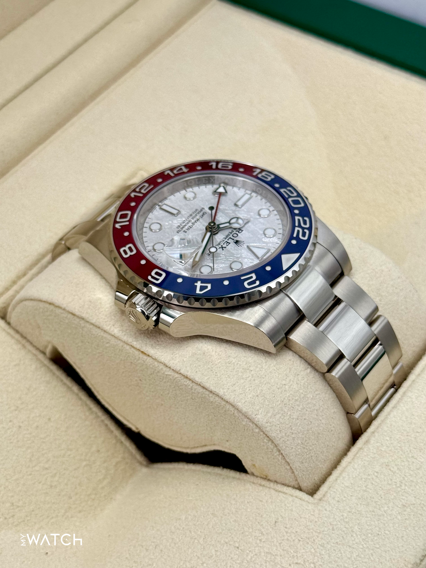 2022 Rolex GMT-Master II "Pepsi" 40mm 126719BLRO Meteorite Dial - MyWatchLLC