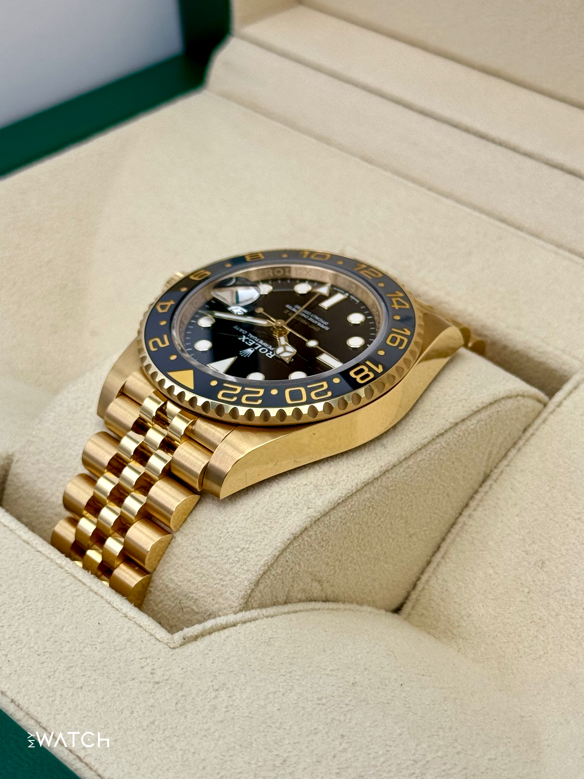 2024 Rolex GMT-Master II 40mm 126718GRNR Jubilee Black Dial - MyWatchLLC