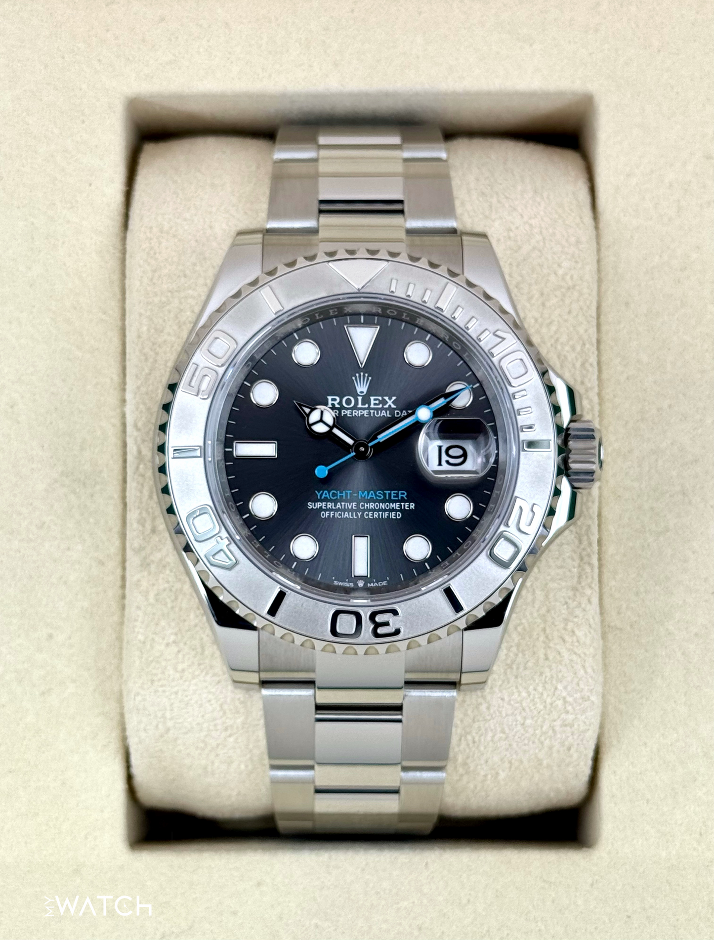 2025 Rolex Yacht-Master 40mm 126622 Stainless Steel Rhodium Dial - MyWatchLLC
