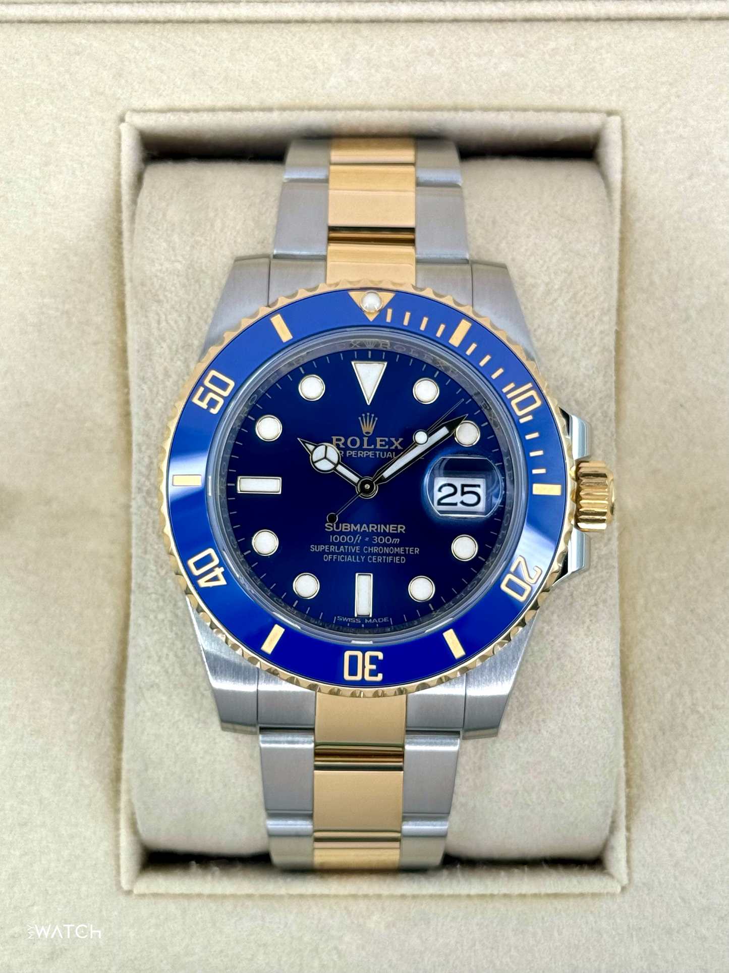 2020 Rolex Submariner "Bluesy" 40mm 116613LB Two-Tone Blue Dial - MyWatchLLC