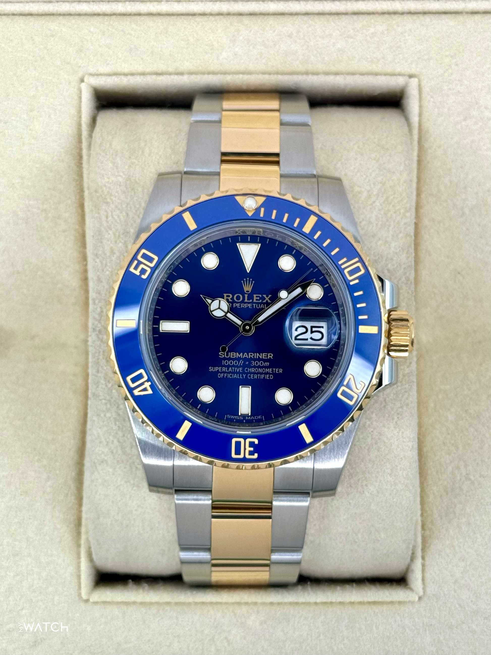 2020 Rolex Submariner "Bluesy" 40mm 116613LB Two-Tone Blue Dial - MyWatchLLC
