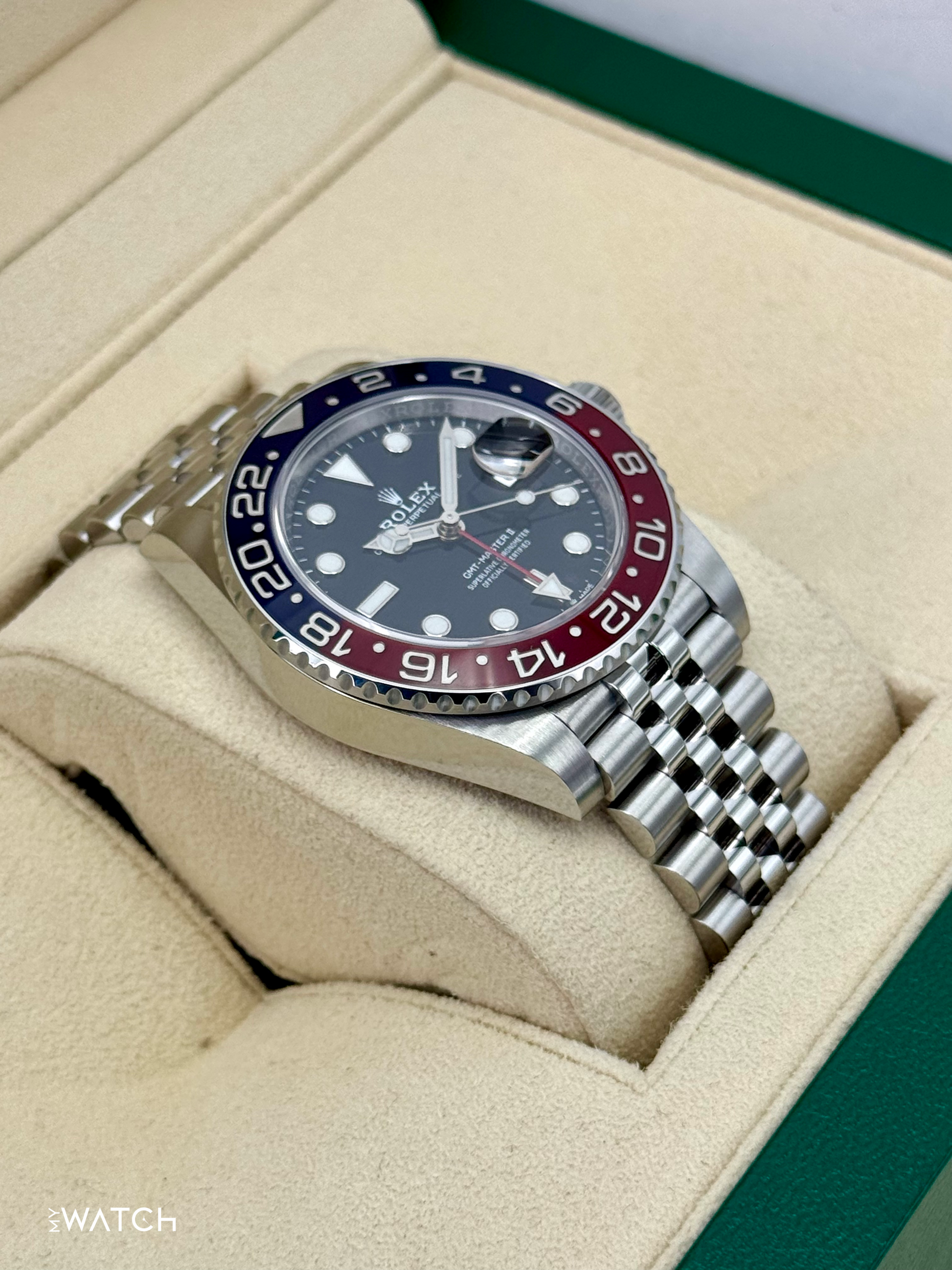 2020 Rolex GMT-Master II "Pepsi" 40mm 126710BLRO Jubilee (BOTH BRACELETS) - MyWatchLLC