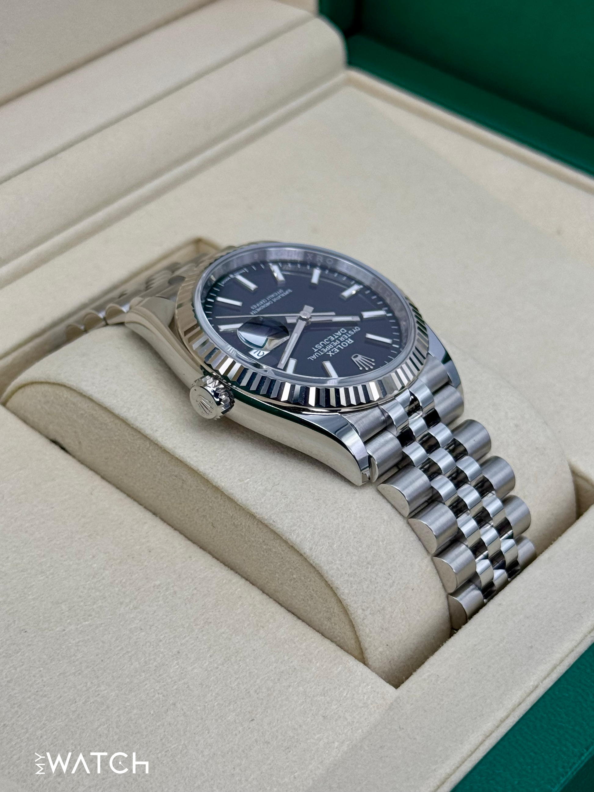 NEW 2025 Rolex Datejust 36mm 126234 Stainless Steel Jubilee Black Dial - MyWatchLLC