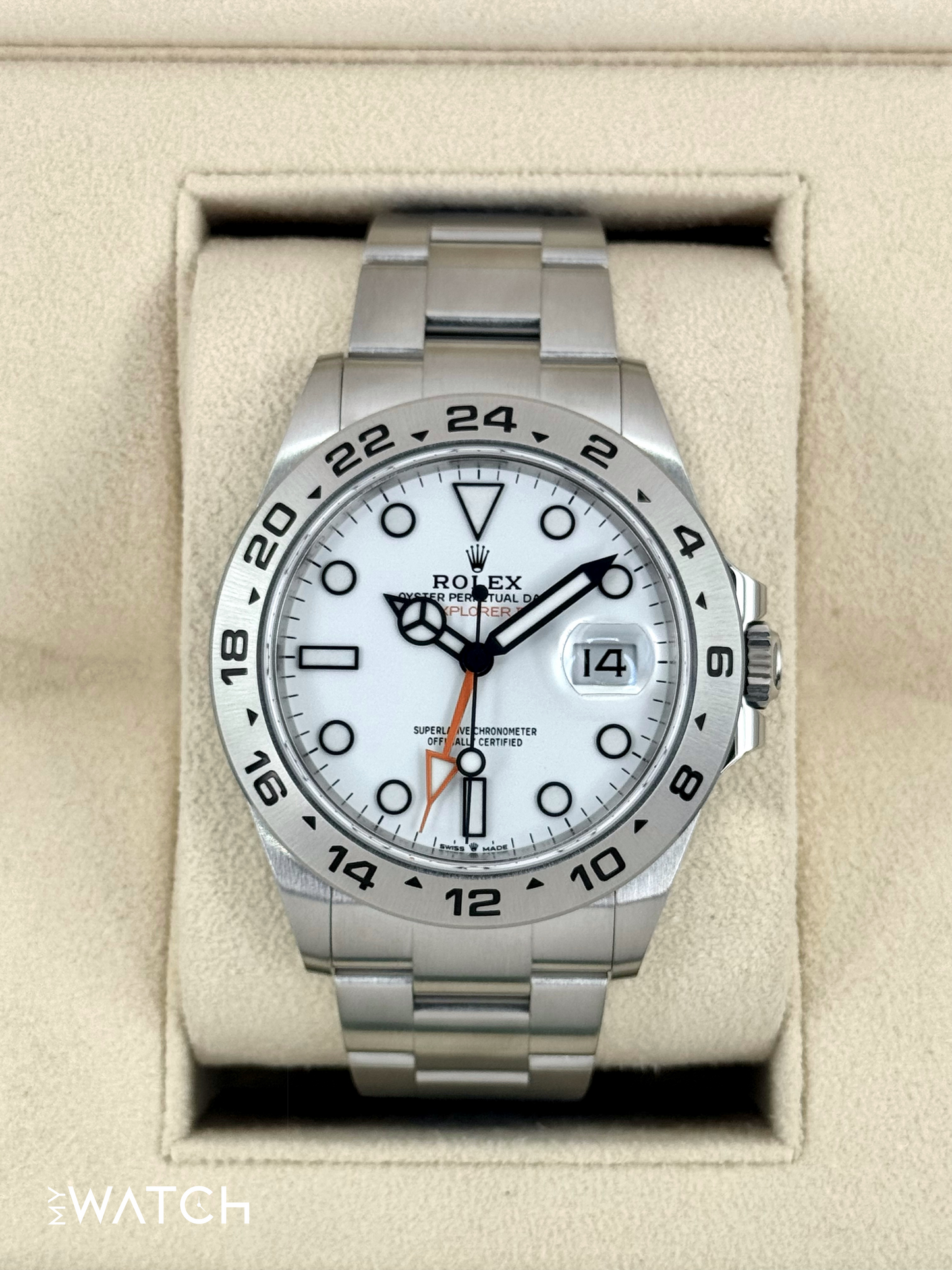 2023 Rolex Explorer II 42mm 226570 Polar White Dial - MyWatchLLC