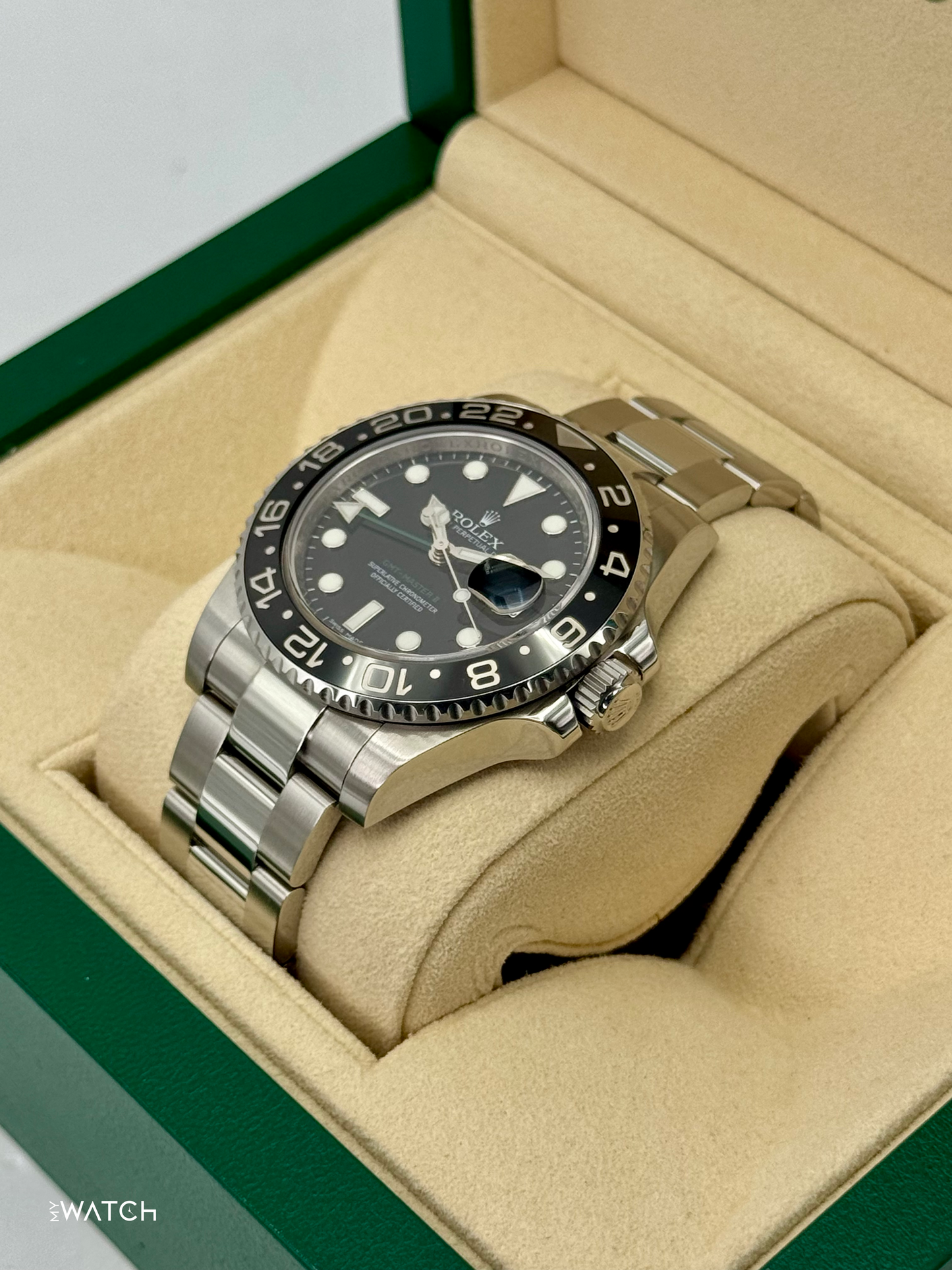 2011 Rolex GMT-Master II 40mm 116710LN Stainless Steel Black Dial