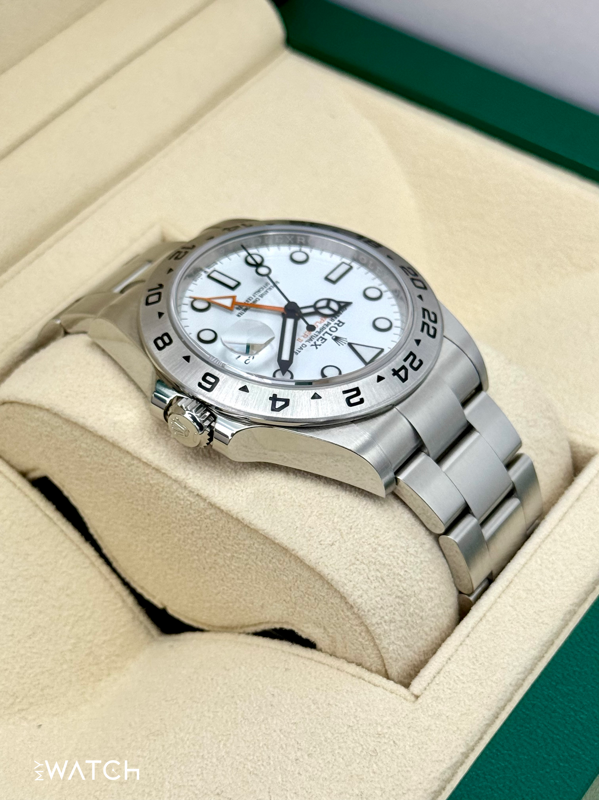 2024 Rolex Explorer II 42mm 226570 Polar White Dial - MyWatchLLC
