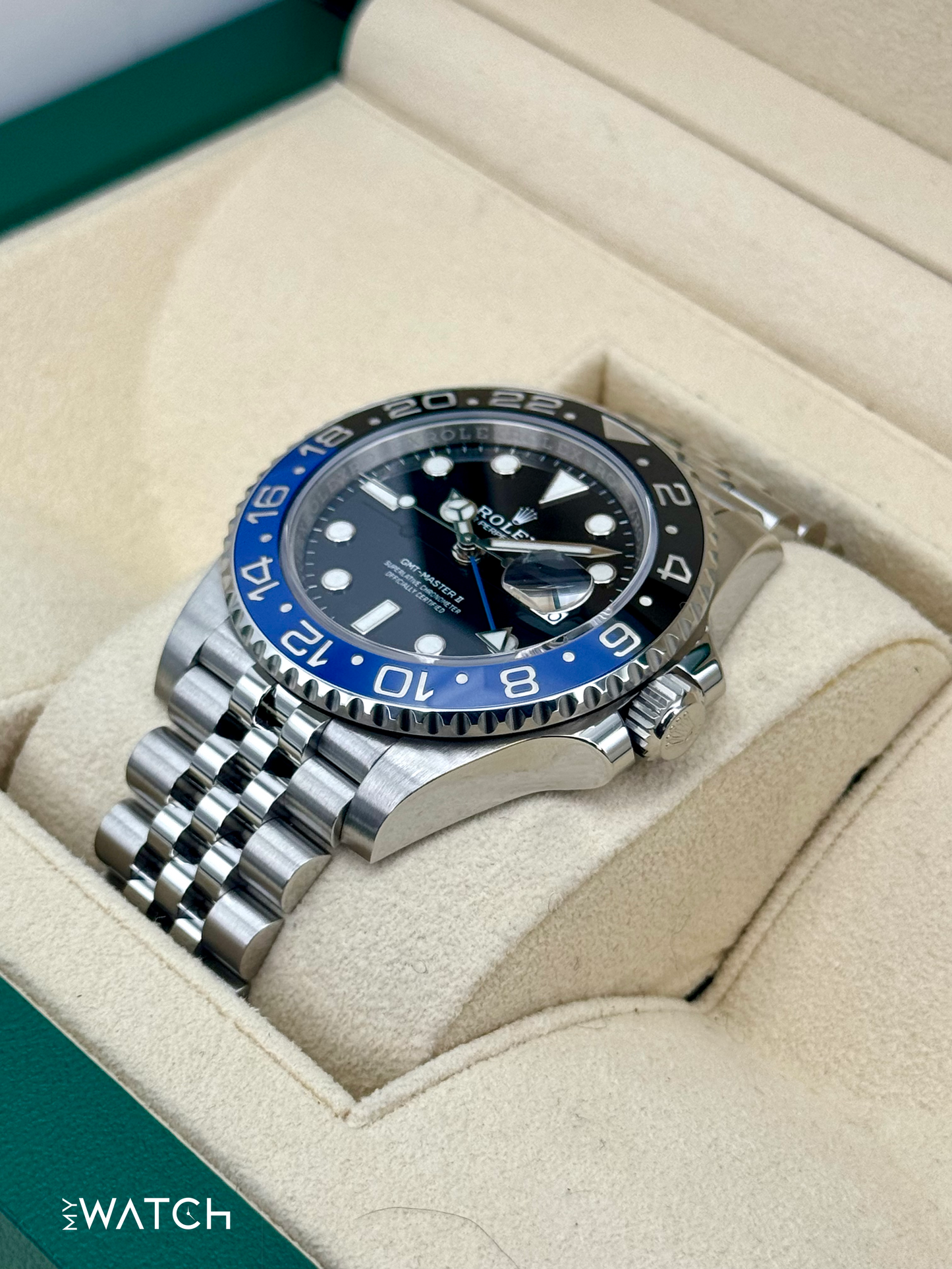 2022 Rolex GMT-Master II "Batgirl" 40mm 126710BLNR Jubilee - MyWatchLLC