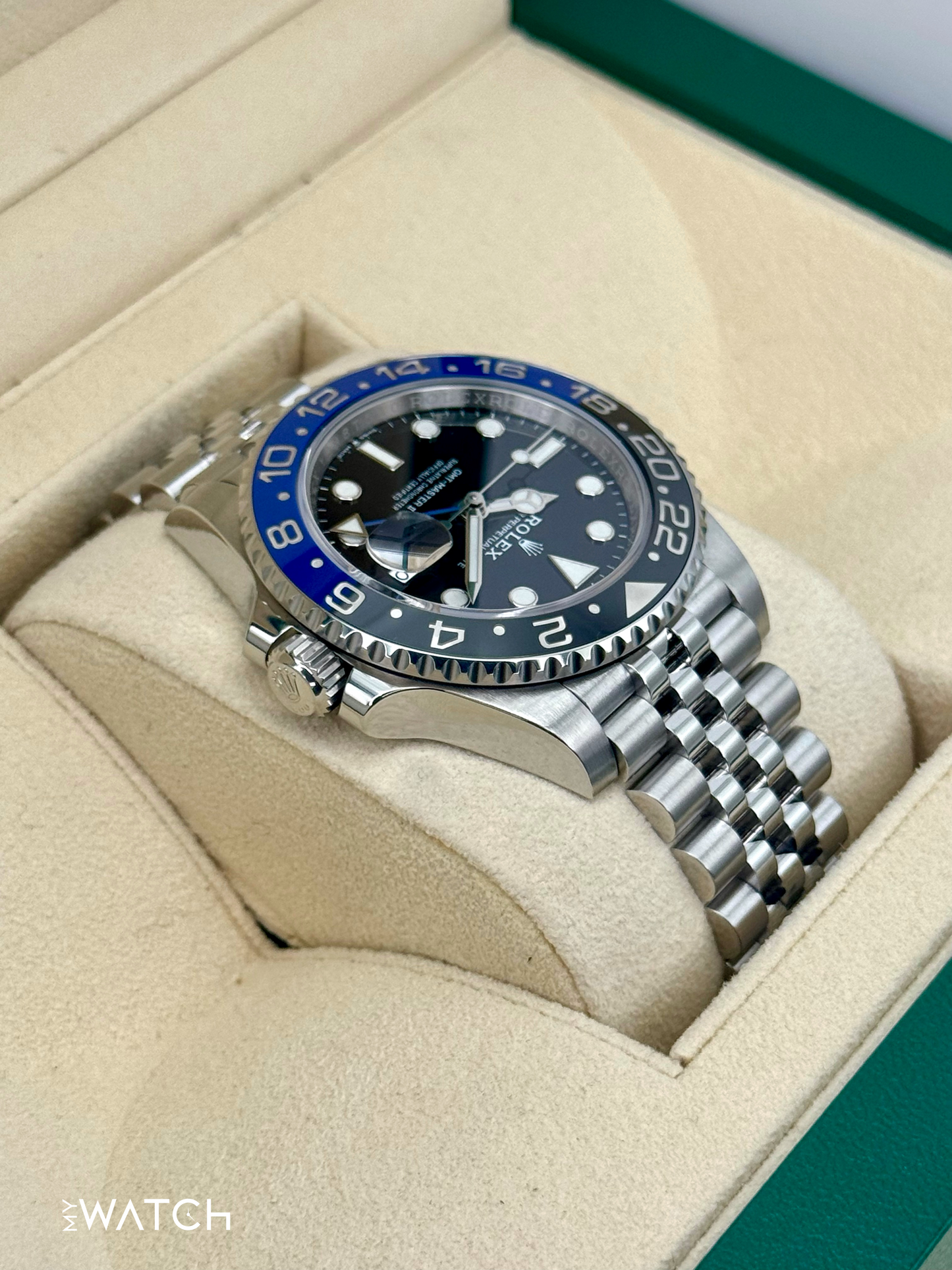2022 Rolex GMT-Master II "Batgirl" 40mm 126710BLNR Jubilee - MyWatchLLC