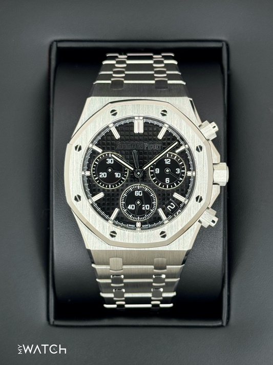 2023 Audemars Piguet Royal Oak Chronograph 41mm 26240ST Black Dial - MyWatchLLC