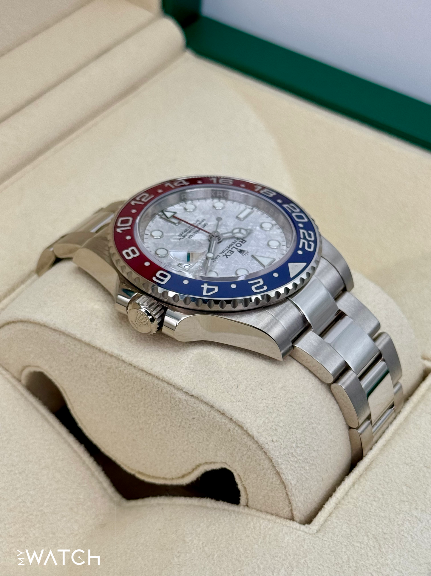 2022 Rolex GMT-Master II "Pepsi" 40mm 126719BLRO Meteorite Dial - MyWatchLLC