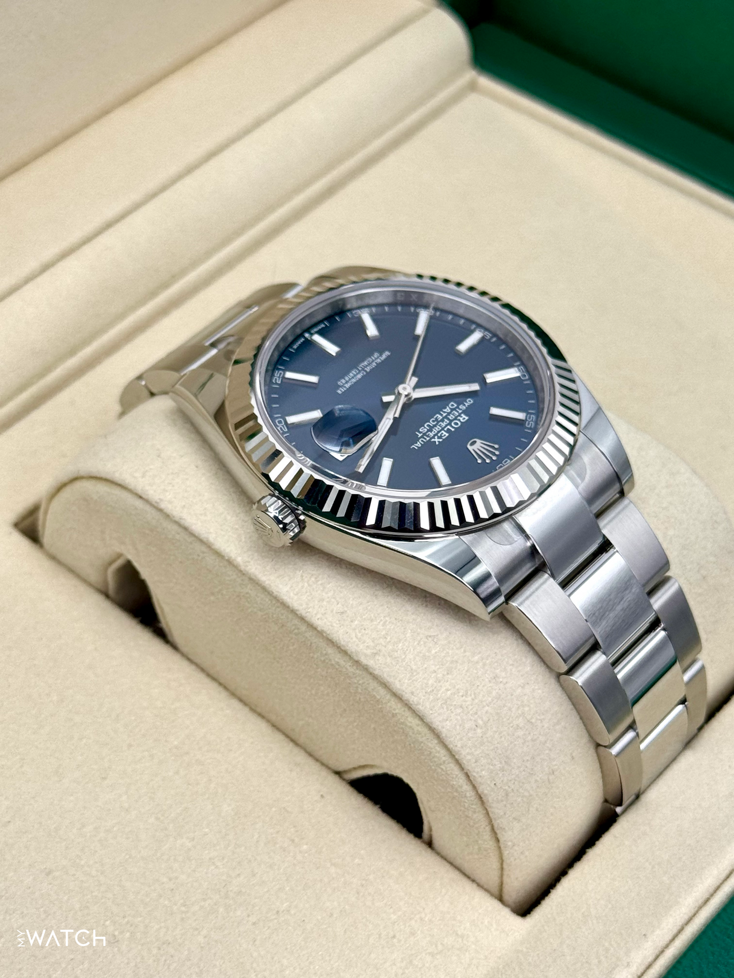 NEW 2025 Rolex Datejust 41mm 126334 Blue Dial Oyster - MyWatchLLC