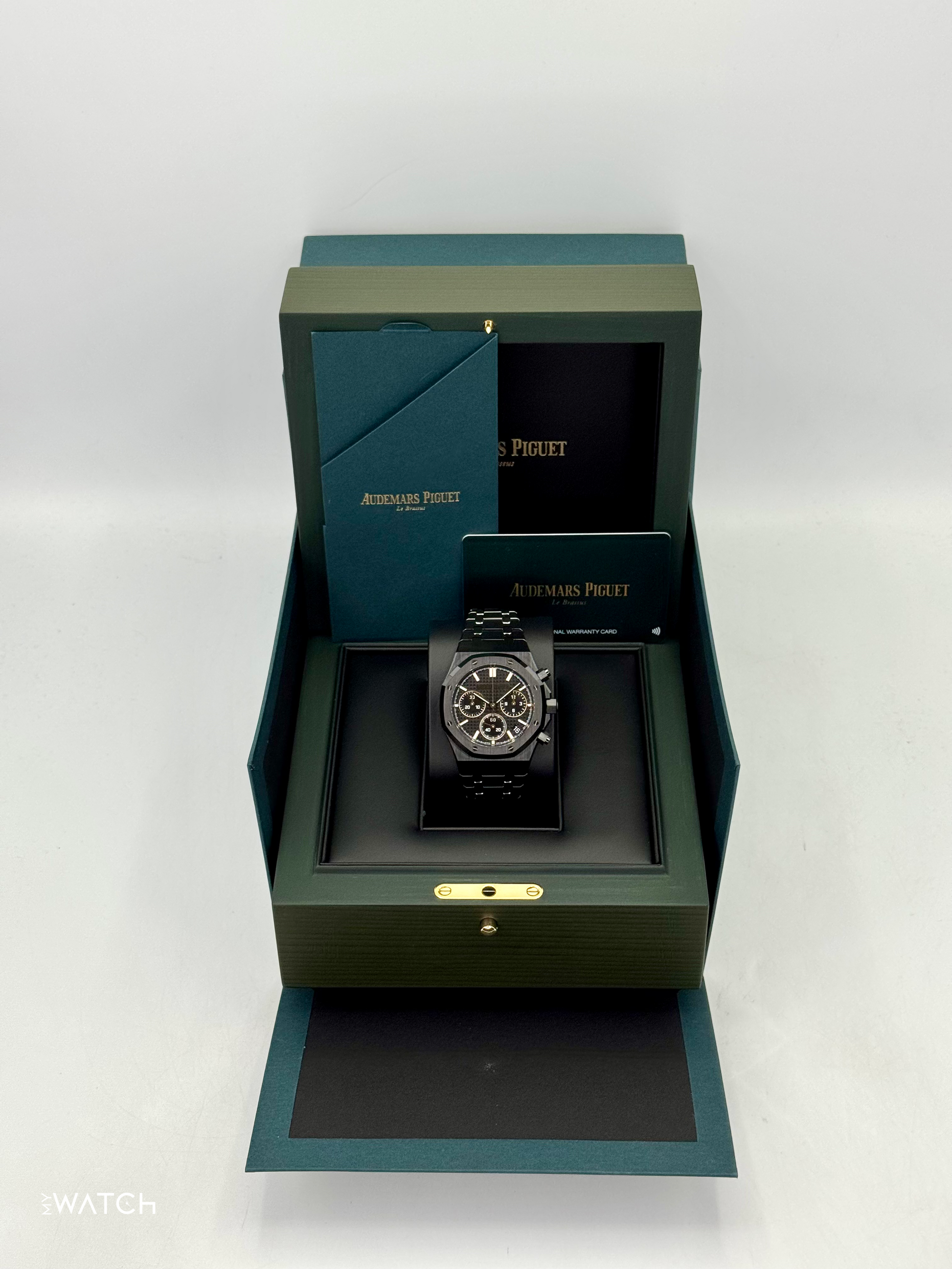 NEW 2025 Audemars Piguet Royal Oak 26240CE Black Ceramic Chronograph - MyWatchLLC