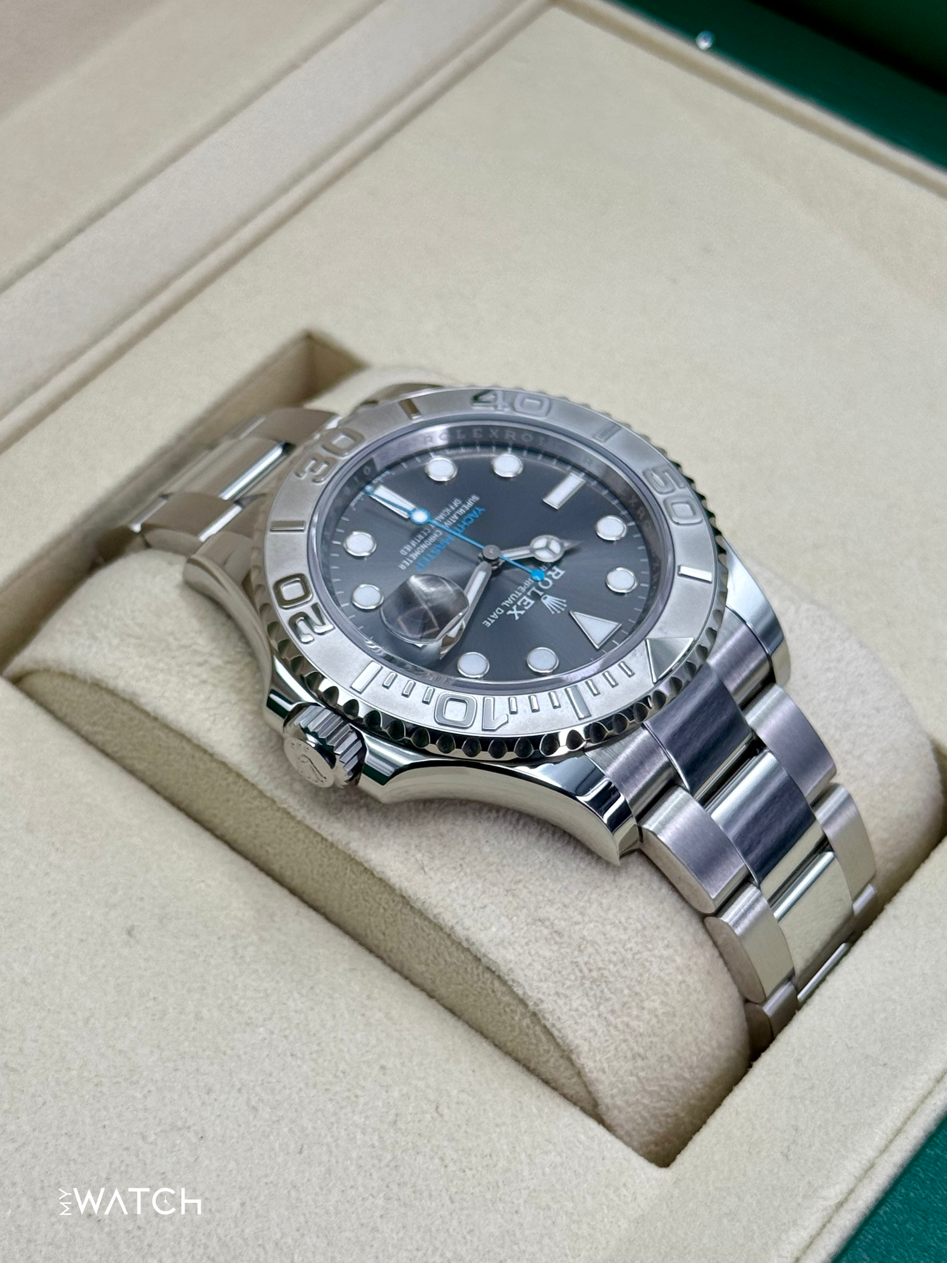 2025 Rolex Yacht-Master 40mm 126622 Stainless Steel Rhodium Dial - MyWatchLLC