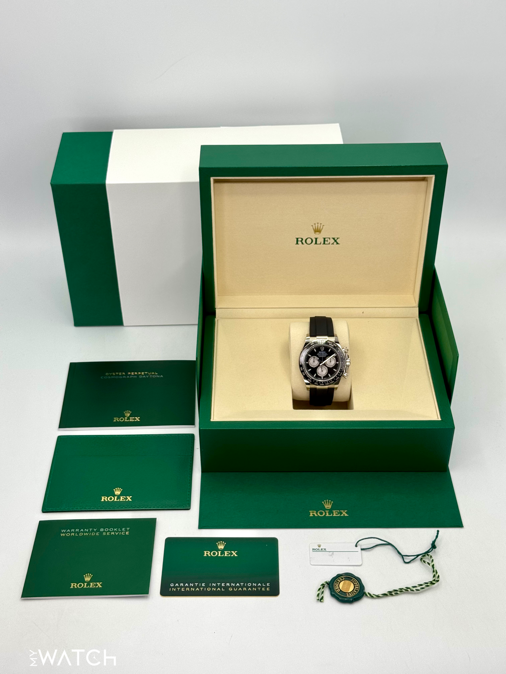 NEW 2025 Rolex Daytona "Baby Le Mans" 40mm 126519LN White Gold Black Dial - MyWatchLLC