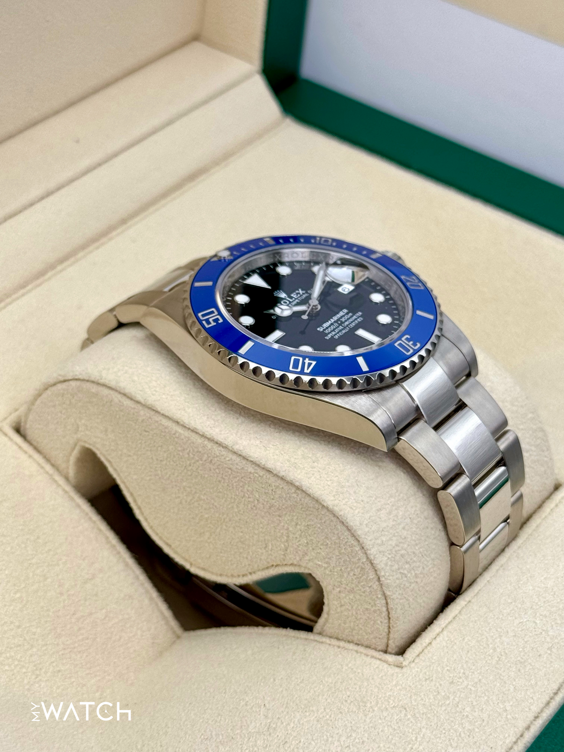 2024 Rolex Submariner “Cookie Monster â€?41mm 126619LB White Gold Blue Dial - MyWatchLLC