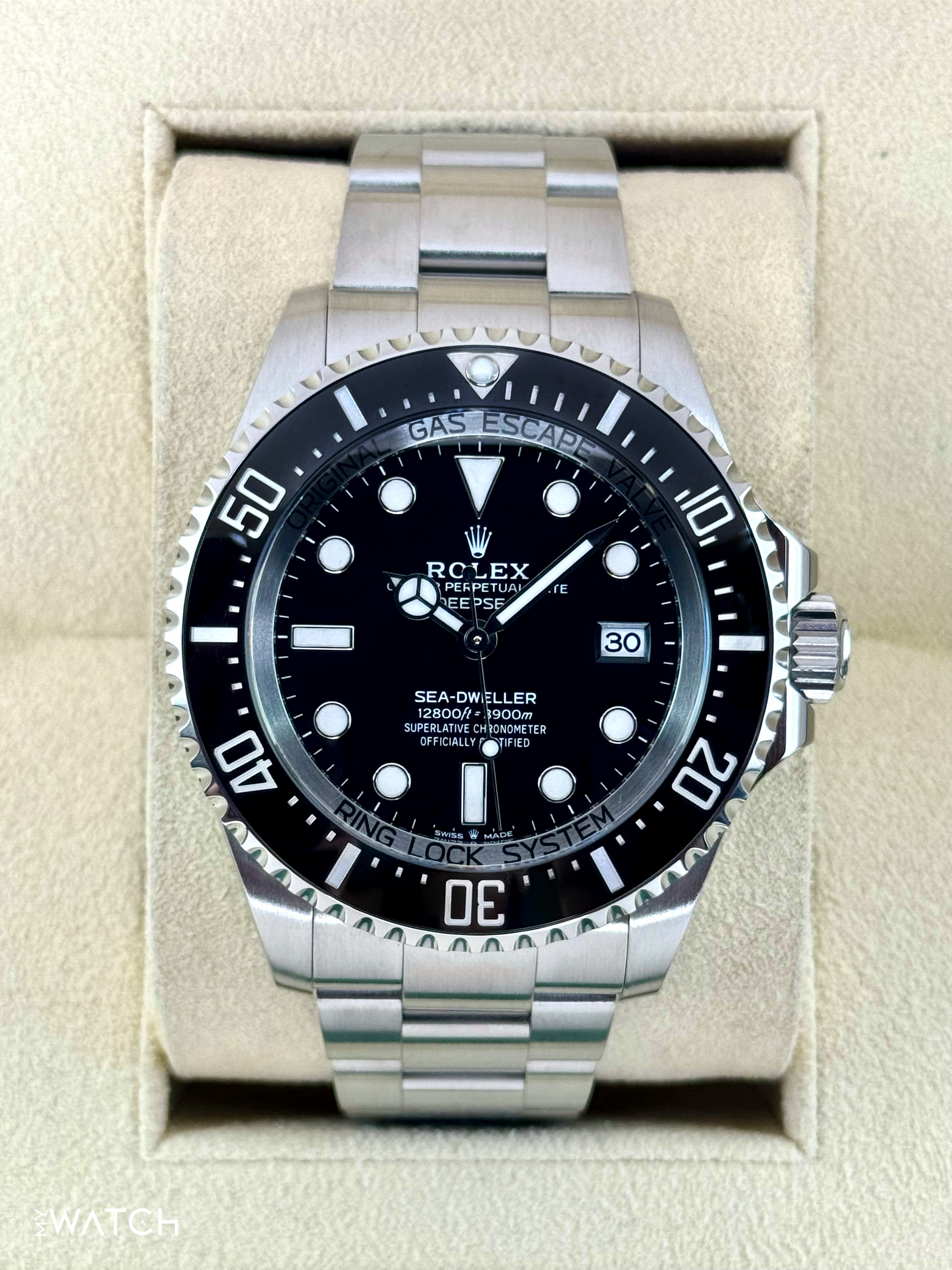 2023 Rolex Deepsea 44mm 136660 Stainless Steel Black Dial - MyWatchLLC