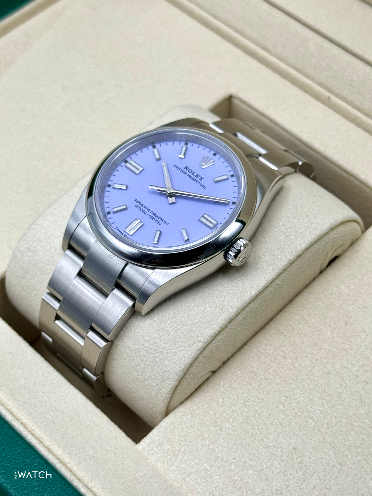 NEW 2025 Rolex Oyster Perpetual 36mm 126000 Lavender Dial - MyWatchLLC