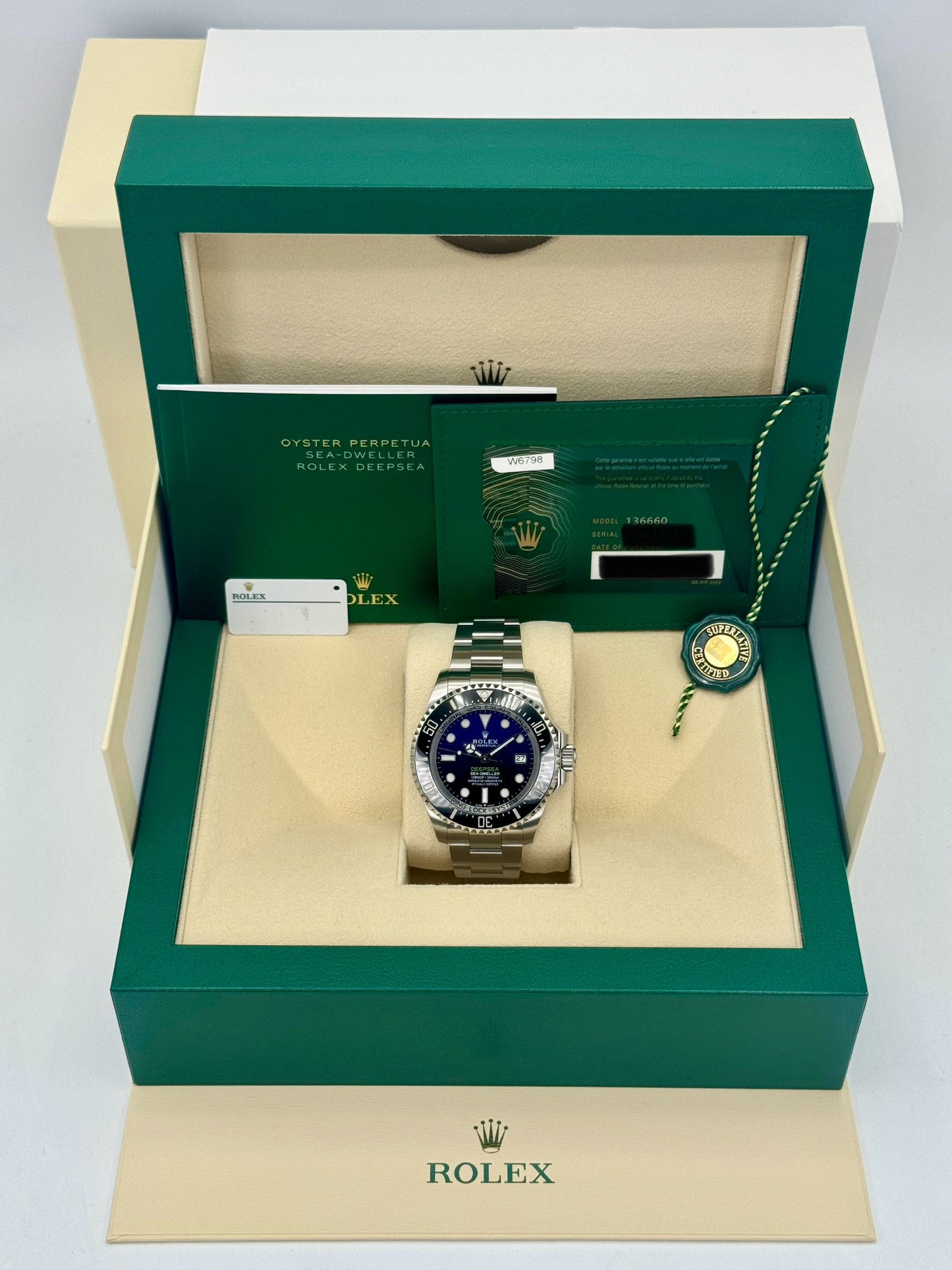 2023 Rolex Deepsea "James Cameron" 44mm 136660 Blue Dial - MyWatchLLC
