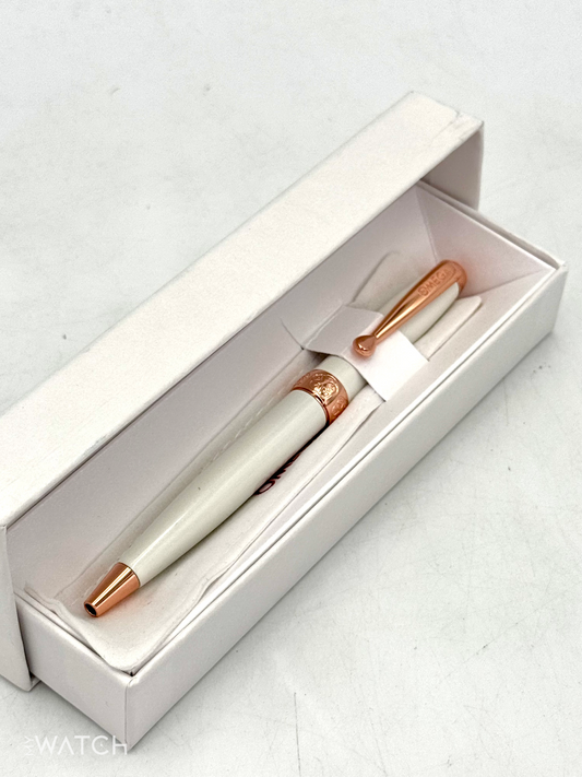 BRAND NEW OMEGA Ballpoint Pen White with Box - MyWatchLLC