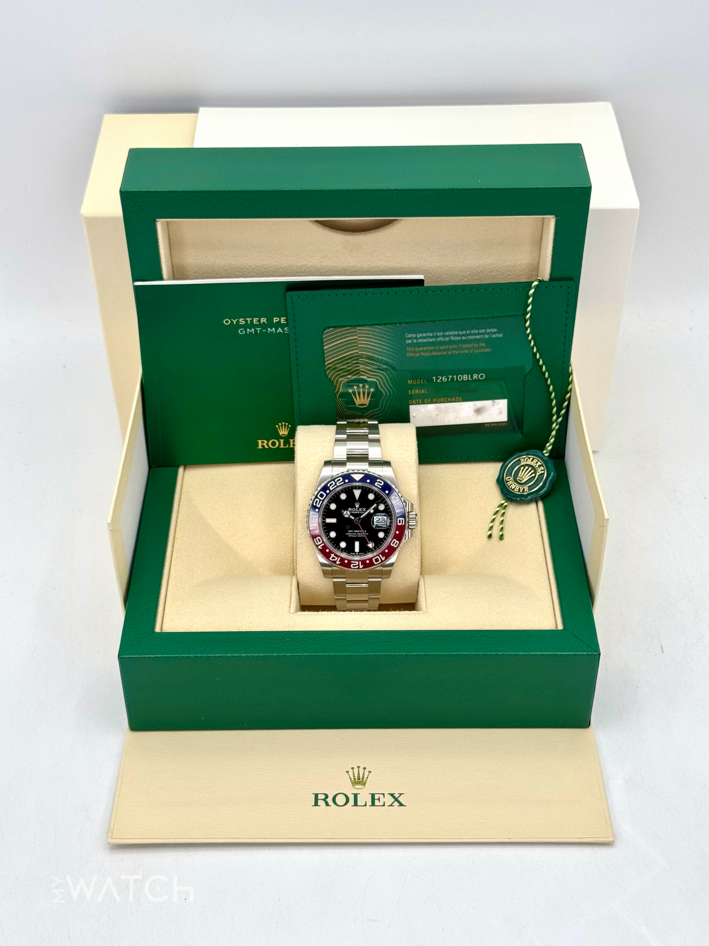 2022 Rolex GMT-Master II "Pepsi" 40mm 126710BLRO Oyster - MyWatchLLC