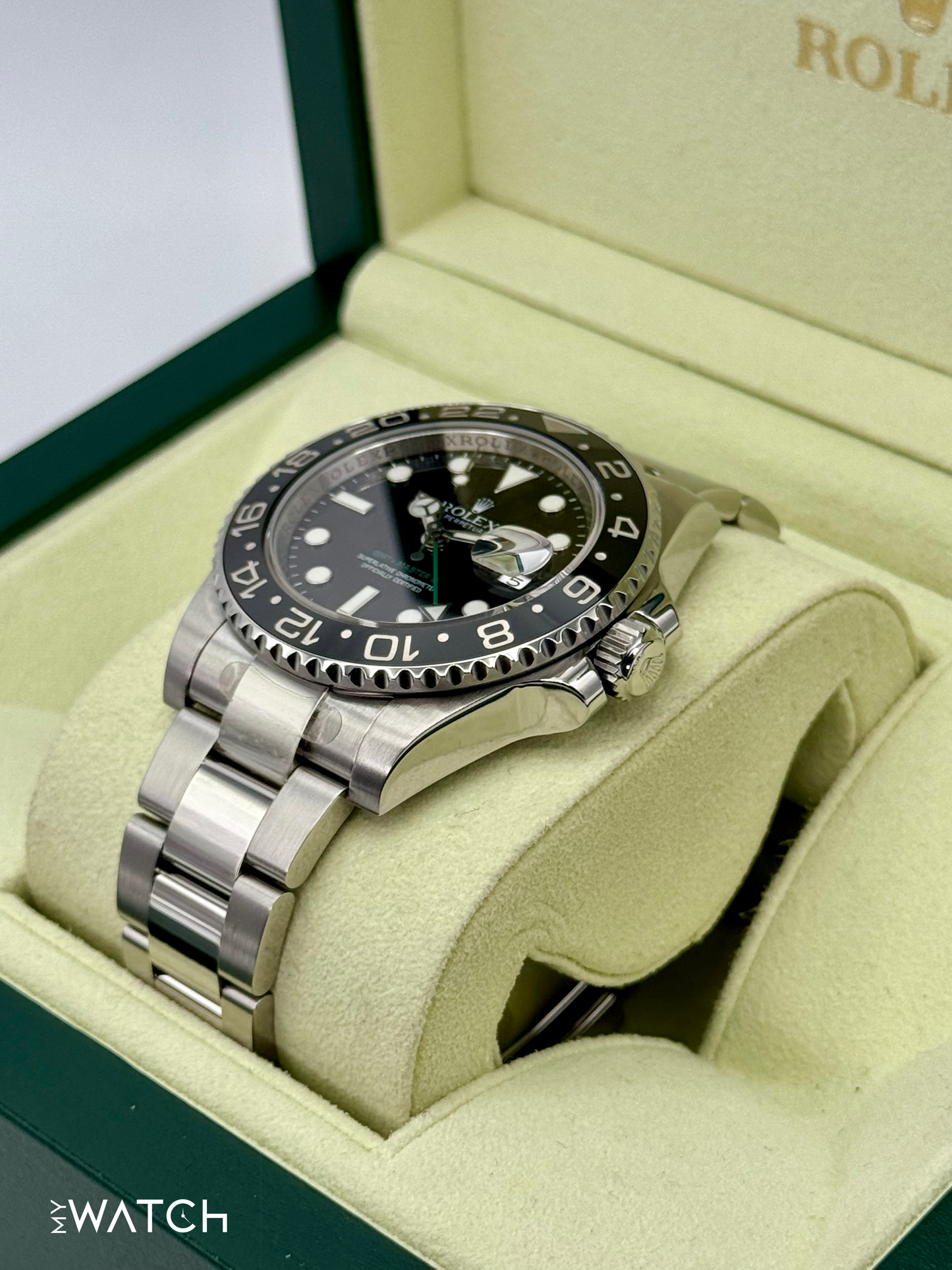 2012 Rolex GMT-Master II 40mm 116710LN Stainless Steel Black Dial - MyWatchLLC