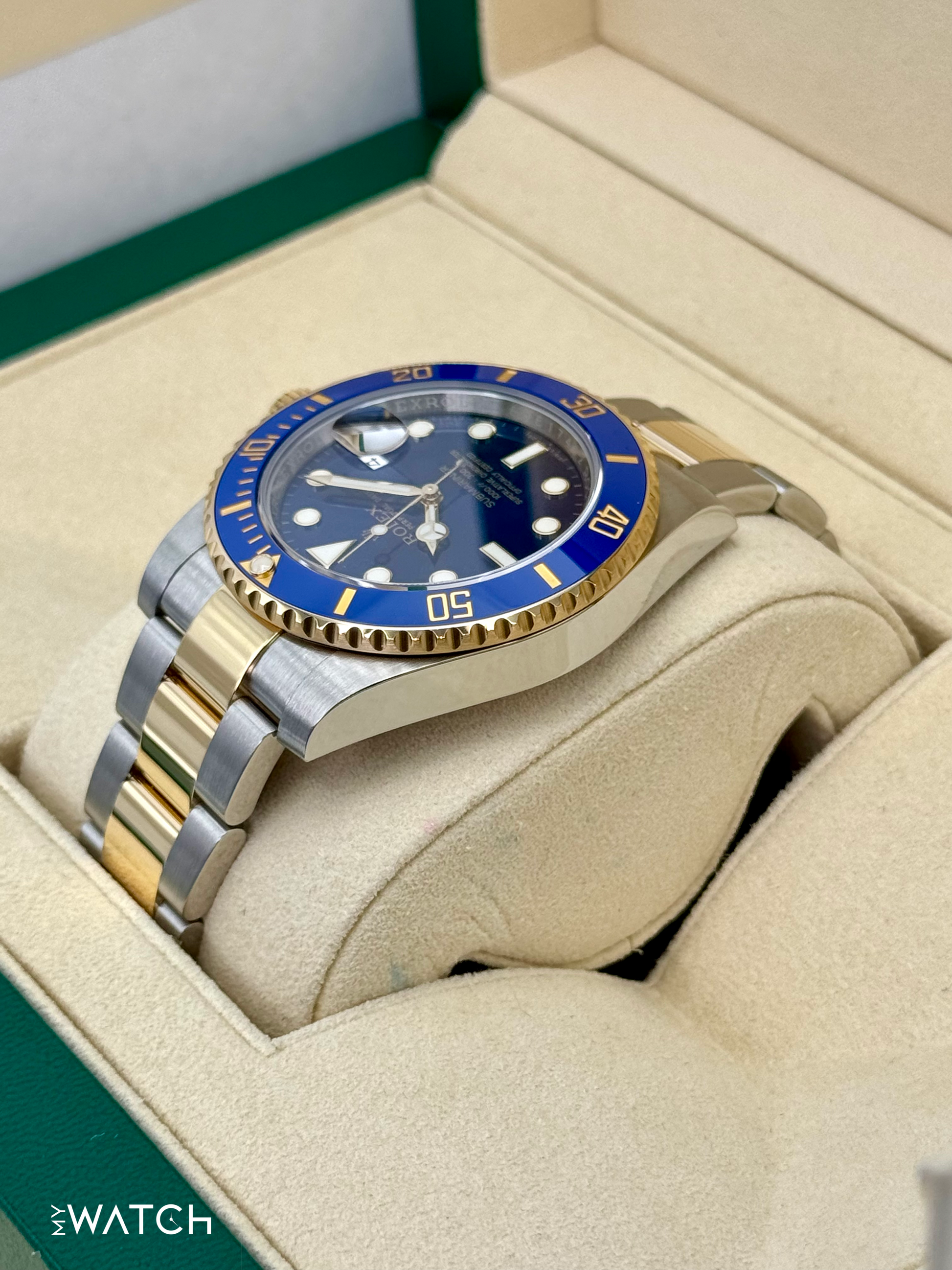 2017 Rolex Submariner "Bluesy" 40mm 116613LB Two-Tone Blue Dial - MyWatchLLC