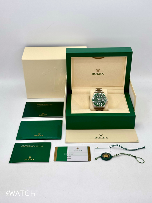 2020 Rolex Submariner “Hulkâ€?40mm 116610LV Green Dial - MyWatchLLC