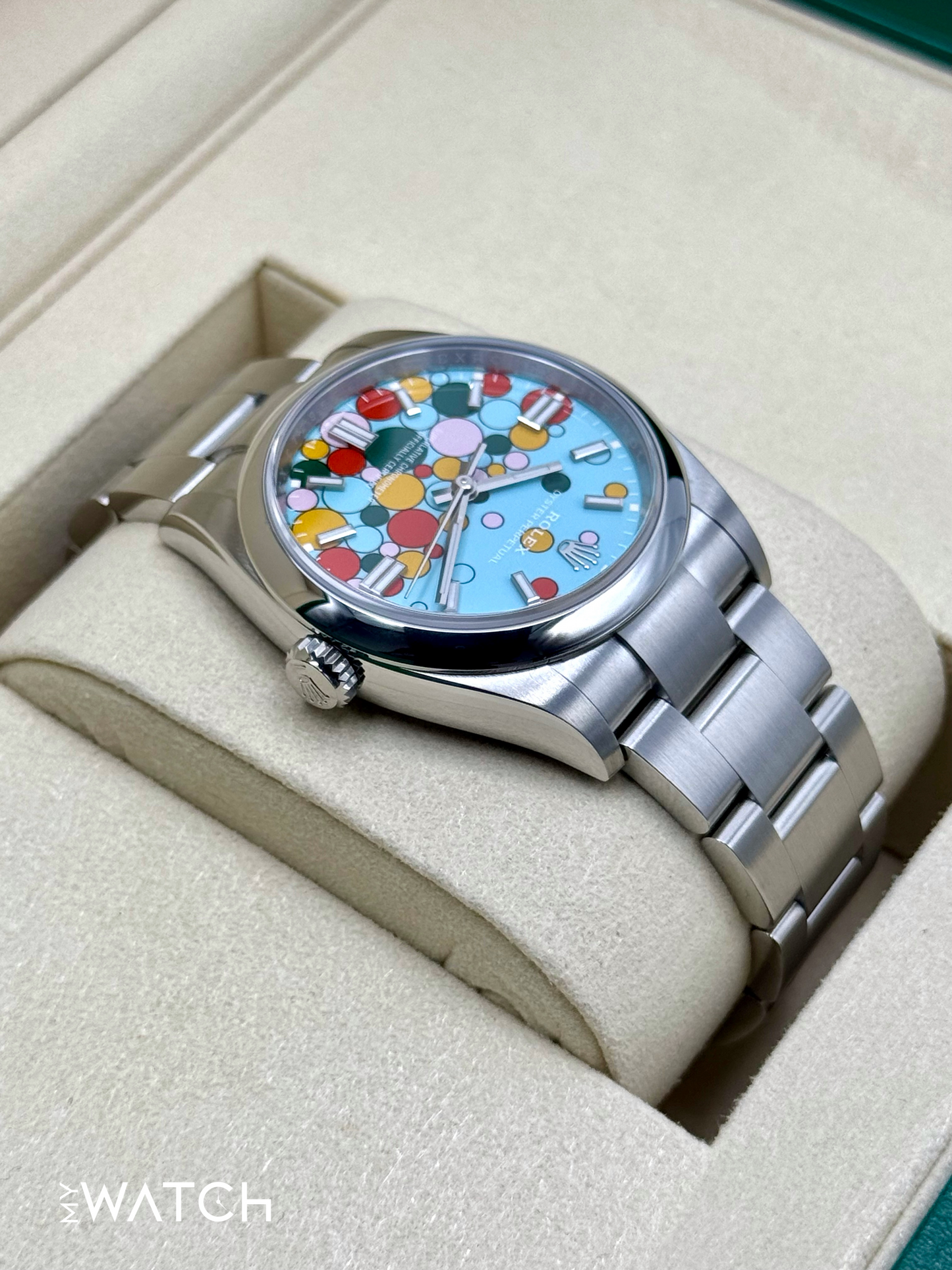 NEW 2025 Rolex Oyster Perpetual 36mm 126000 Celebration Dial - MyWatchLLC