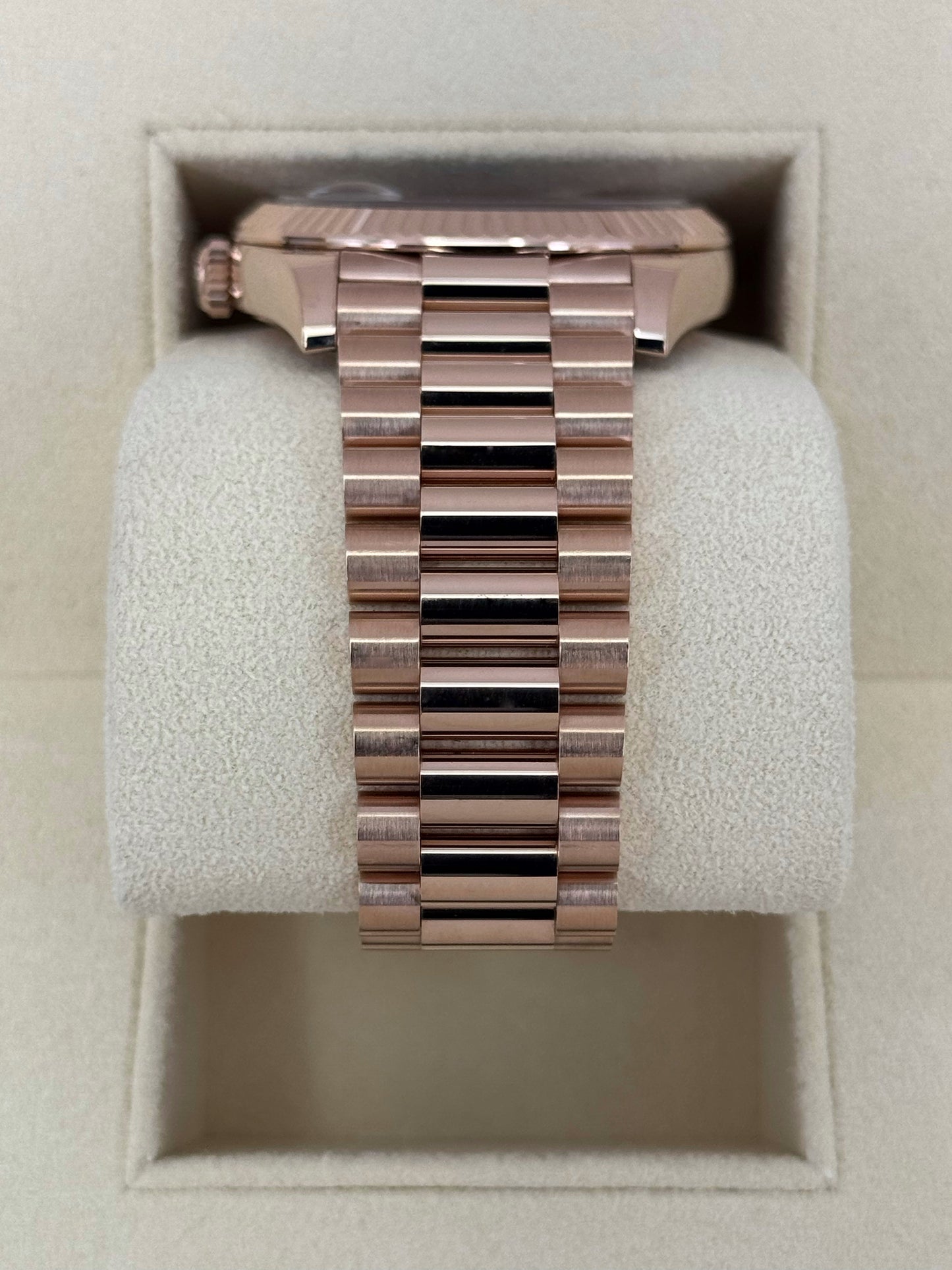 2024 Rolex Day-Date 40mm 228235 Rose Gold Chocolate Dial - MyWatchLLC