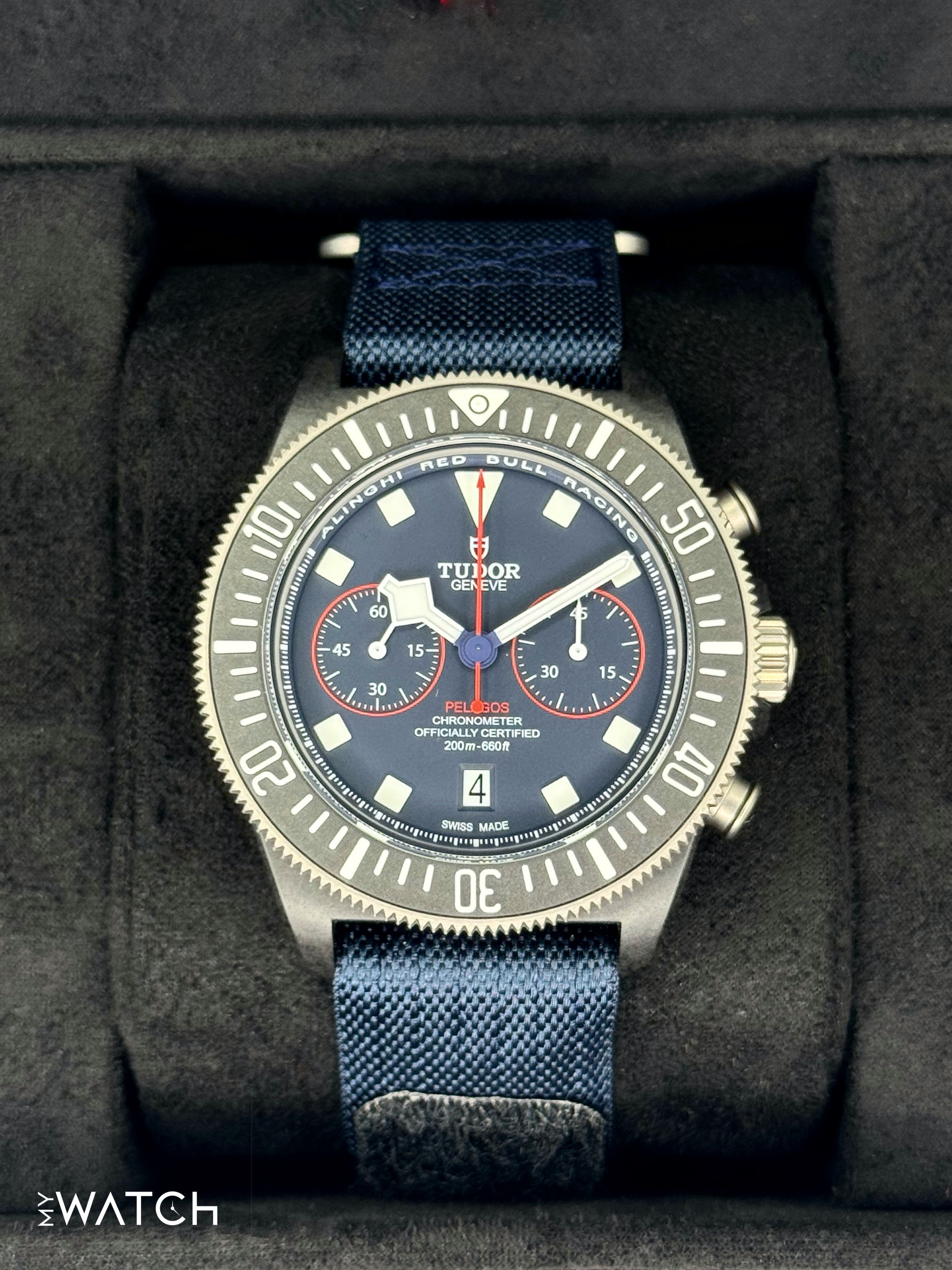 NEW 2025 Tudor Pelagos Fxd Chrono 25807KN 43mm Titanium Blue Dial - MyWatchLLC
