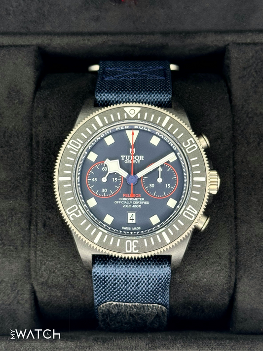 NEW 2025 Tudor Pelagos Fxd Chrono 25807KN 43mm Titanium Blue Dial - MyWatchLLC
